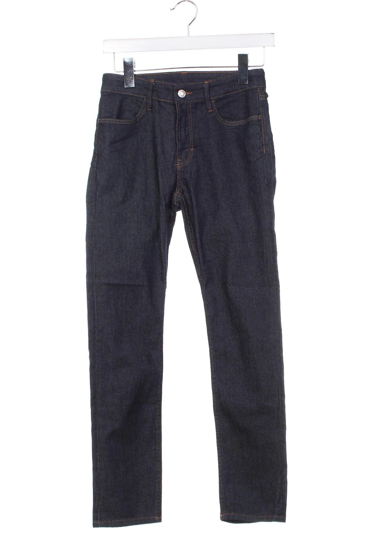 Dziecięce jeansy H&M, Rozmiar 11-12y/ 152-158 cm, Kolor Niebieski, Cena 20,47 zł