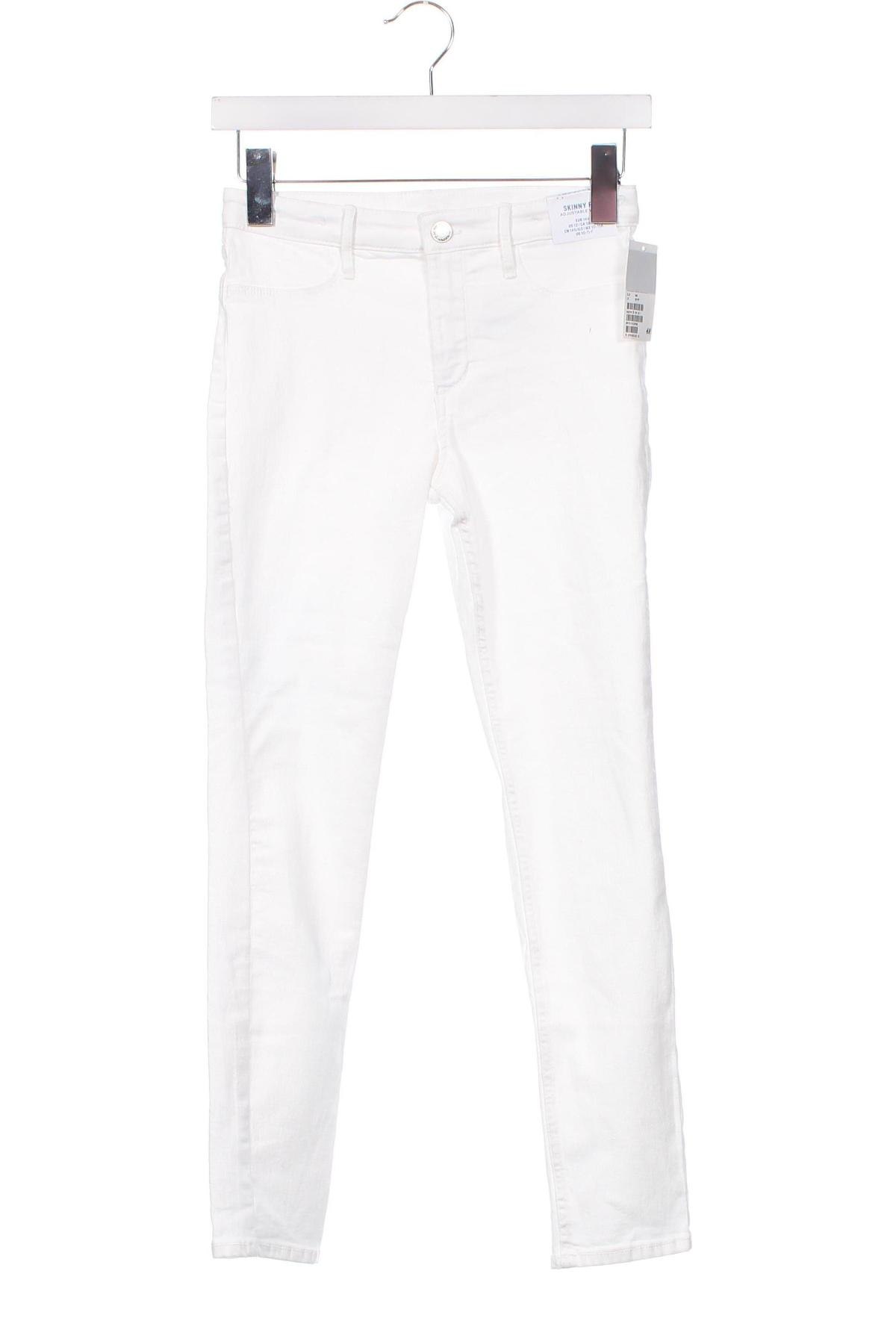 Dětské džíny  H&M, Velikost 10-11y/ 146-152 cm, Barva Bílá, Cena  388,00 Kč
