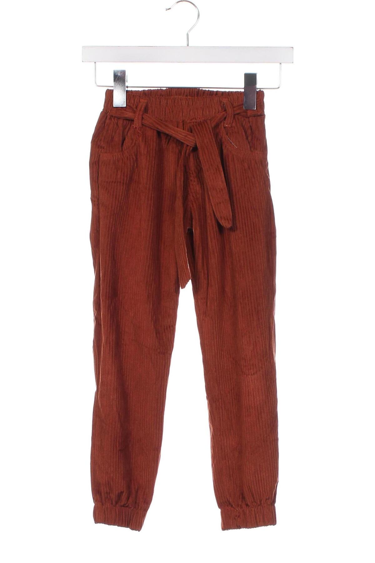 Pantaloni de catifea reiată, pentru copii, Mărime 5-6y/ 116-122 cm, Culoare Maro, Preț 31,09 Lei