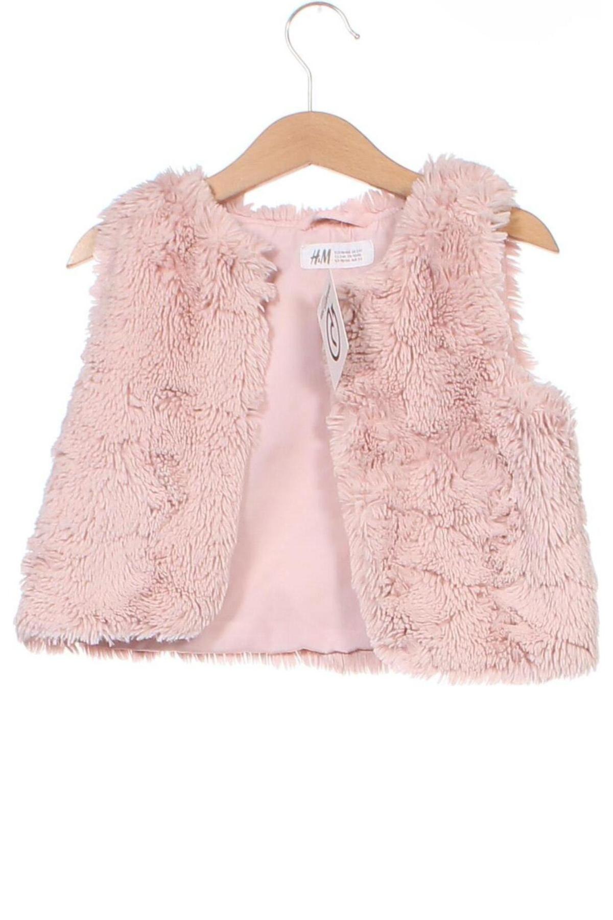 Kinderweste H&M, Größe 2-3y/ 98-104 cm, Farbe Rosa, Preis 5,00 €