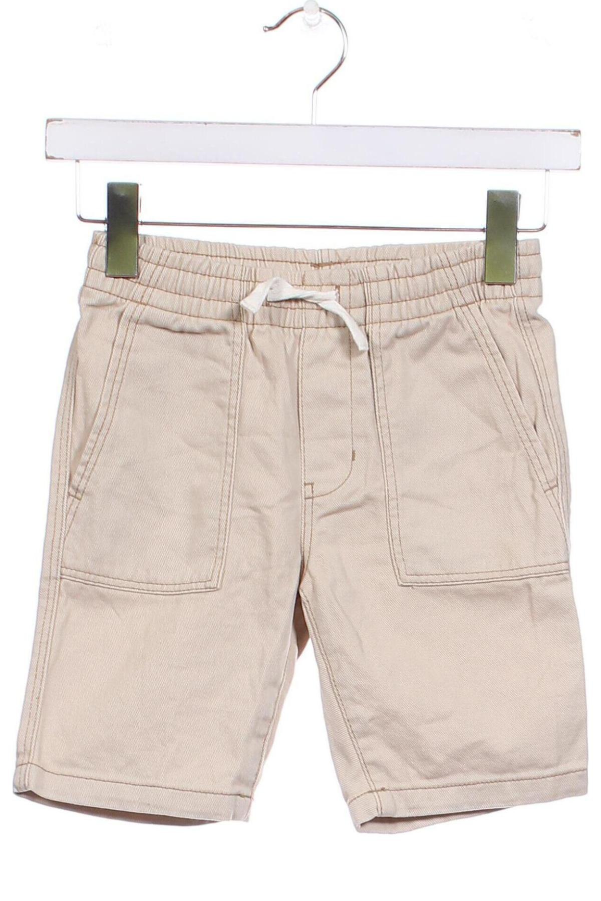 Kinder Shorts H&M, Größe 6-7y/ 122-128 cm, Farbe Beige, Preis 7,67 €