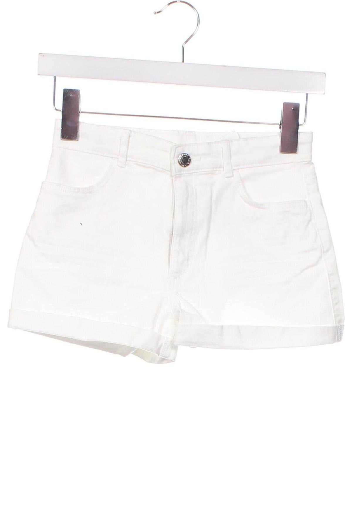 Kinder Shorts H&M, Größe 11-12y/ 152-158 cm, Farbe Weiß, Preis € 11,25