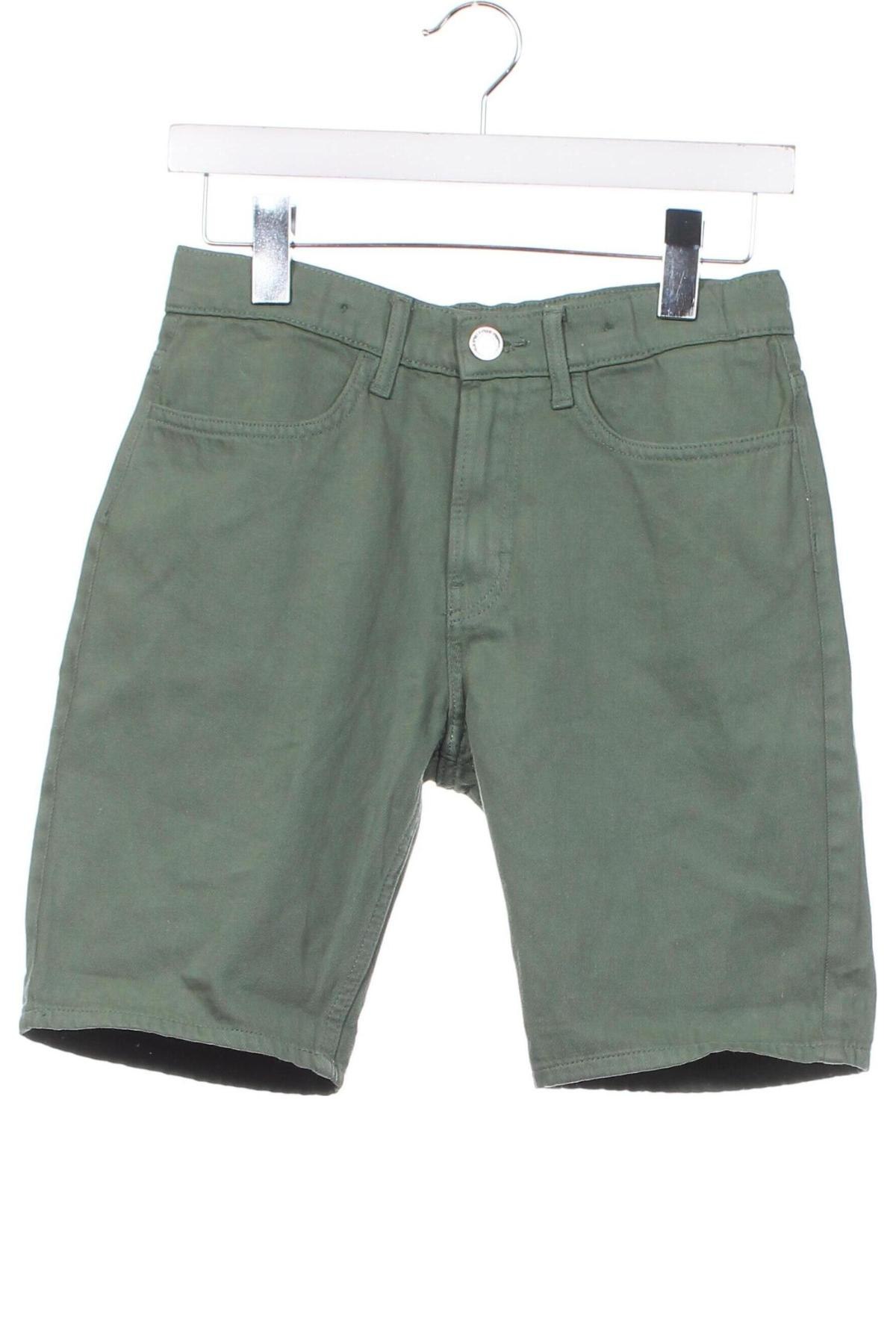 Detské krátke nohavice  H&M, Veľkosť 12-13y/ 158-164 cm, Farba Zelená, Cena  7,00 €