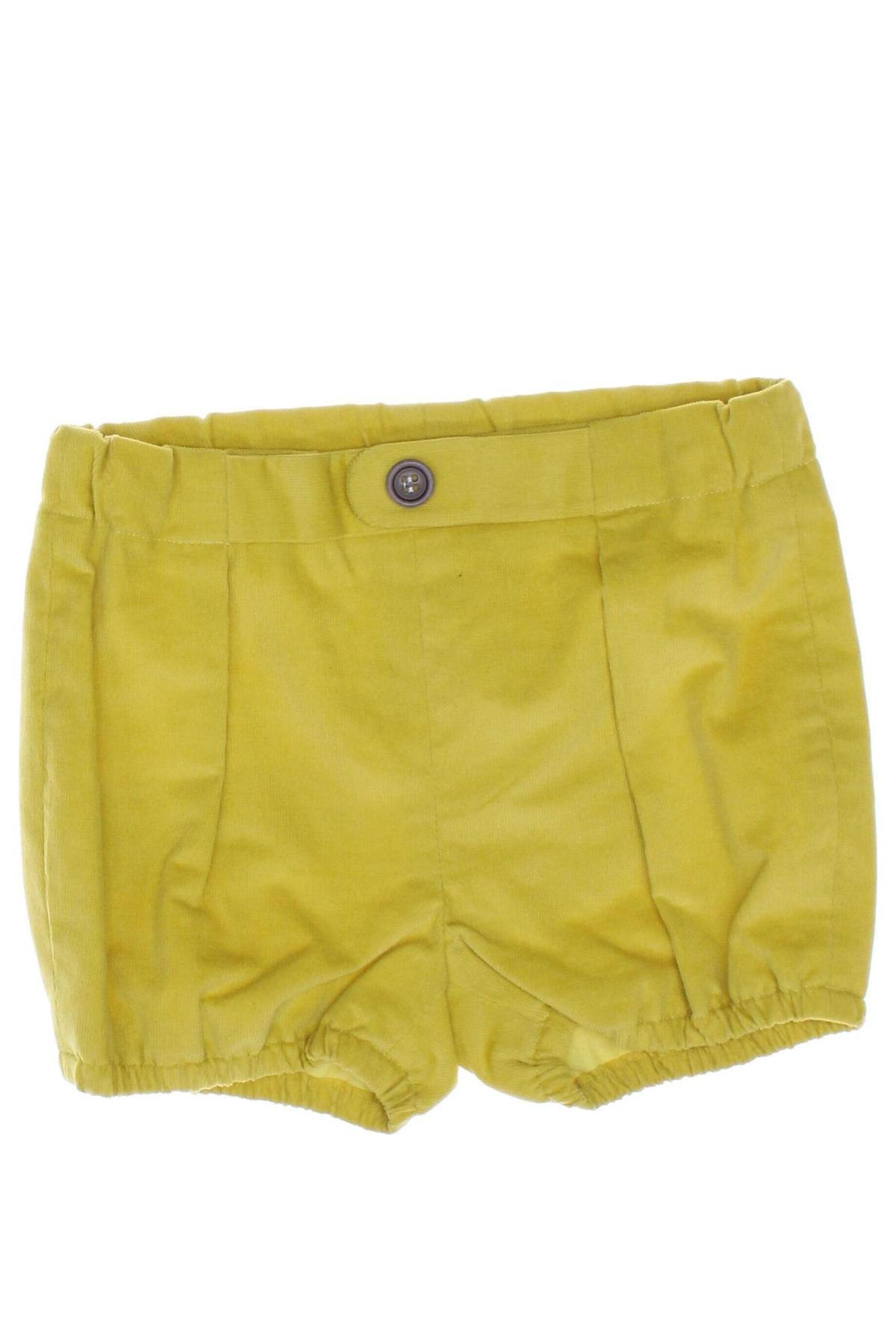 Pantaloni scurți pentru copii Pili Carrera, Mărime 9-12m/ 74-80 cm, Culoare Galben, Preț 35,79 Lei