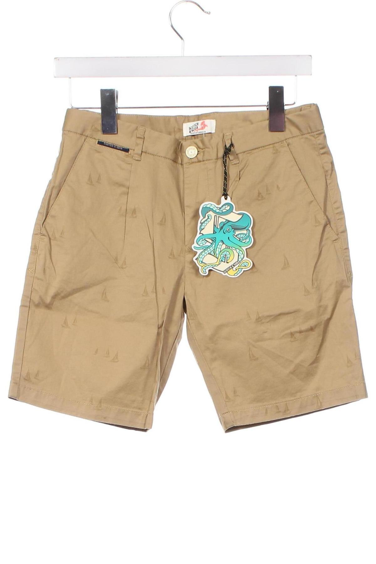 Kinder Shorts Scotch & Soda, Größe 13-14y/ 164-168 cm, Farbe Beige, Preis 20,78 €