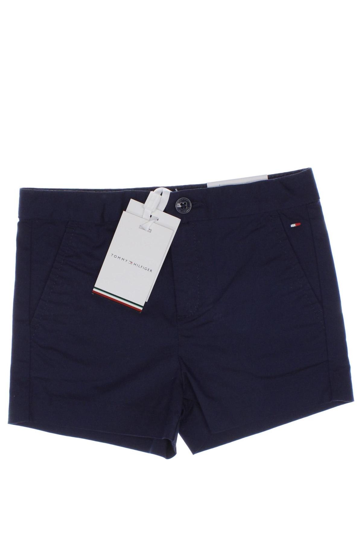Pantaloni scurți pentru copii Tommy Hilfiger, Mărime 9-12m/ 74-80 cm, Culoare Albastru, Preț 252,63 Lei