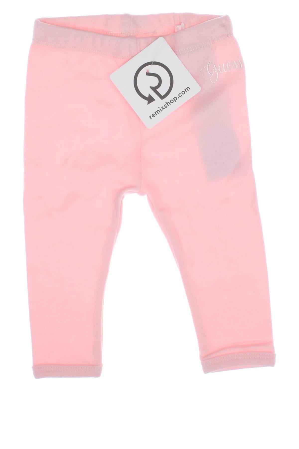 Dziecięce legginsy Guess, Rozmiar 1-2m/ 50-56 cm, Kolor Różowy, Cena 247,89 zł