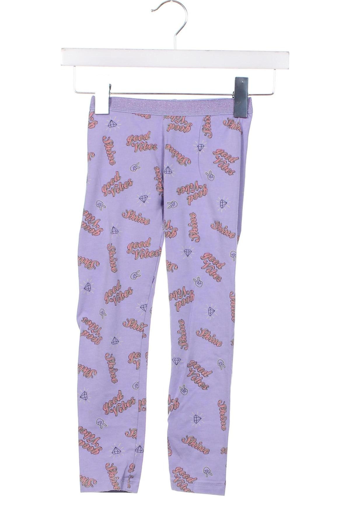 Dziecięce legginsy Pepperts!, Rozmiar 6-7y/ 122-128 cm, Kolor Fioletowy, Cena 23,59 zł