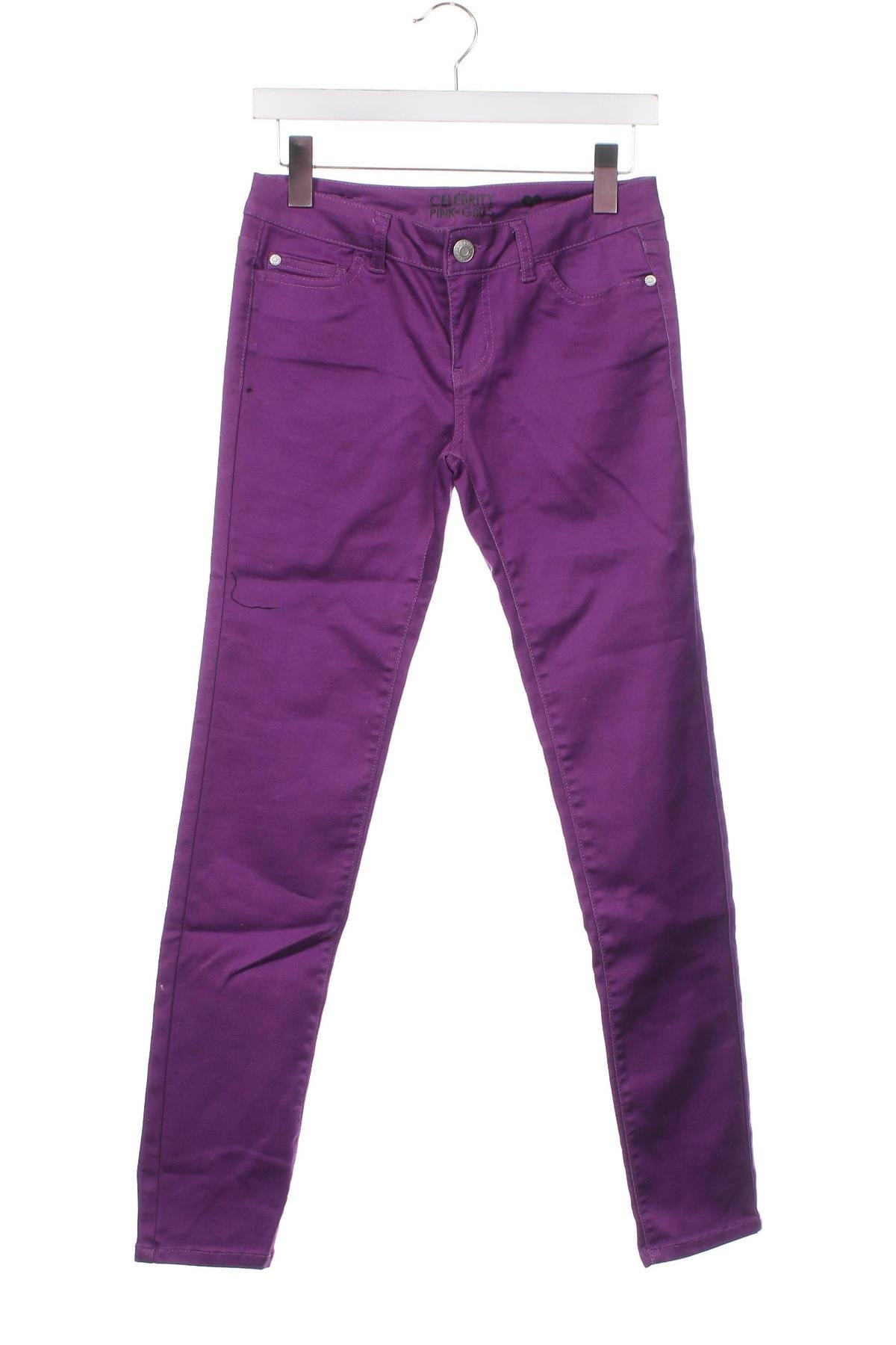 Pantaloni pentru copii Celebrity Pink, Mărime 14-15y/ 168-170 cm, Culoare Mov, Preț 32,14 Lei