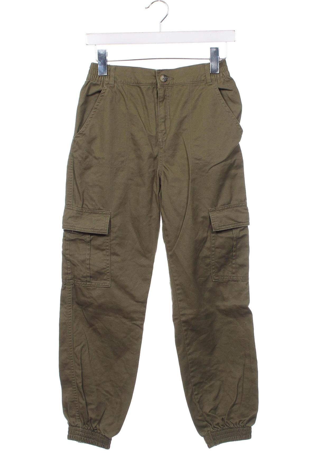 Pantaloni pentru copii F&F, Mărime 11-12y/ 152-158 cm, Culoare Verde, Preț 53,57 Lei