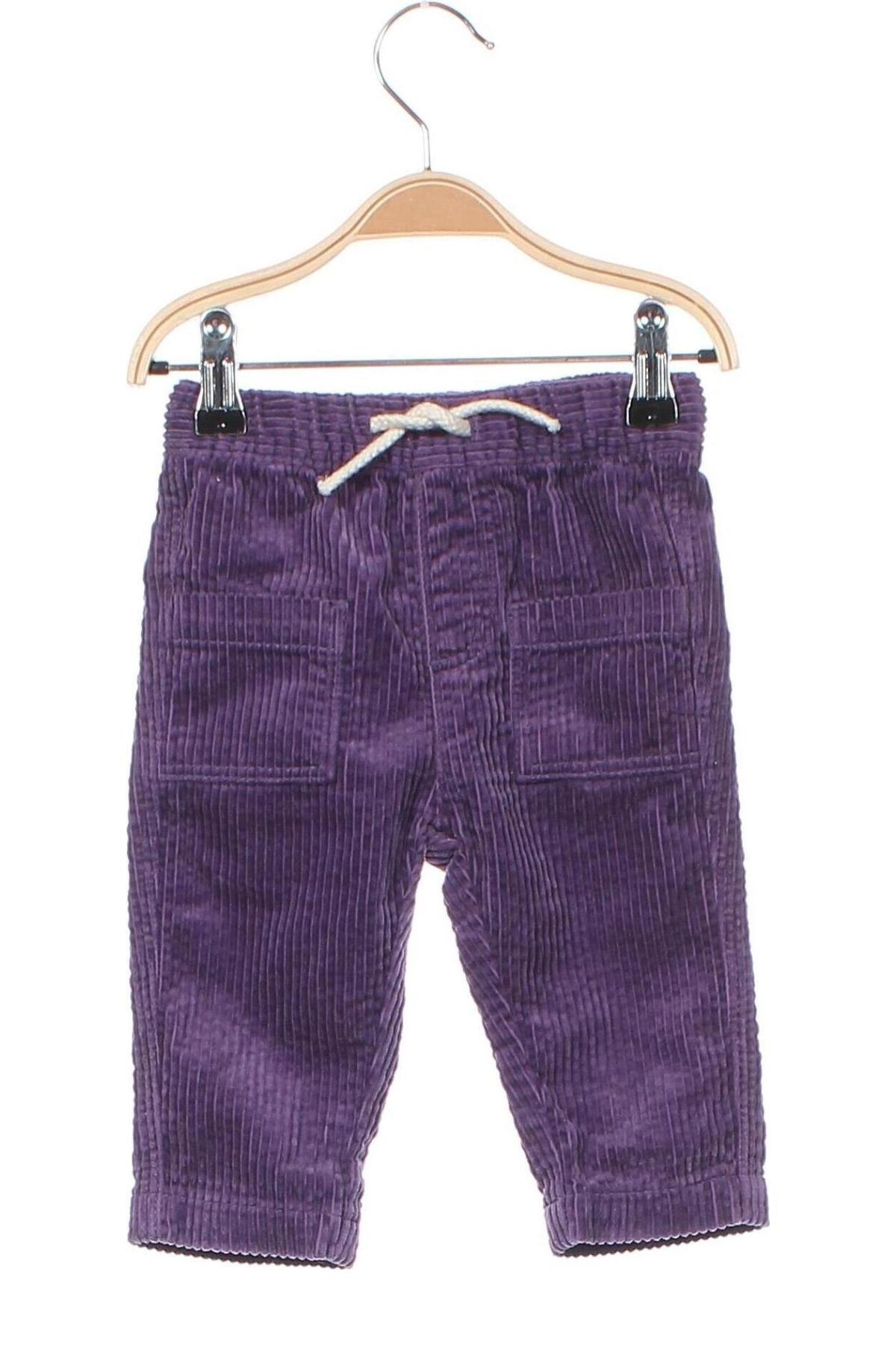 Dětské kalhoty  H&M, Velikost 6-9m/ 68-74 cm, Barva Fialová, Cena  136,00 Kč