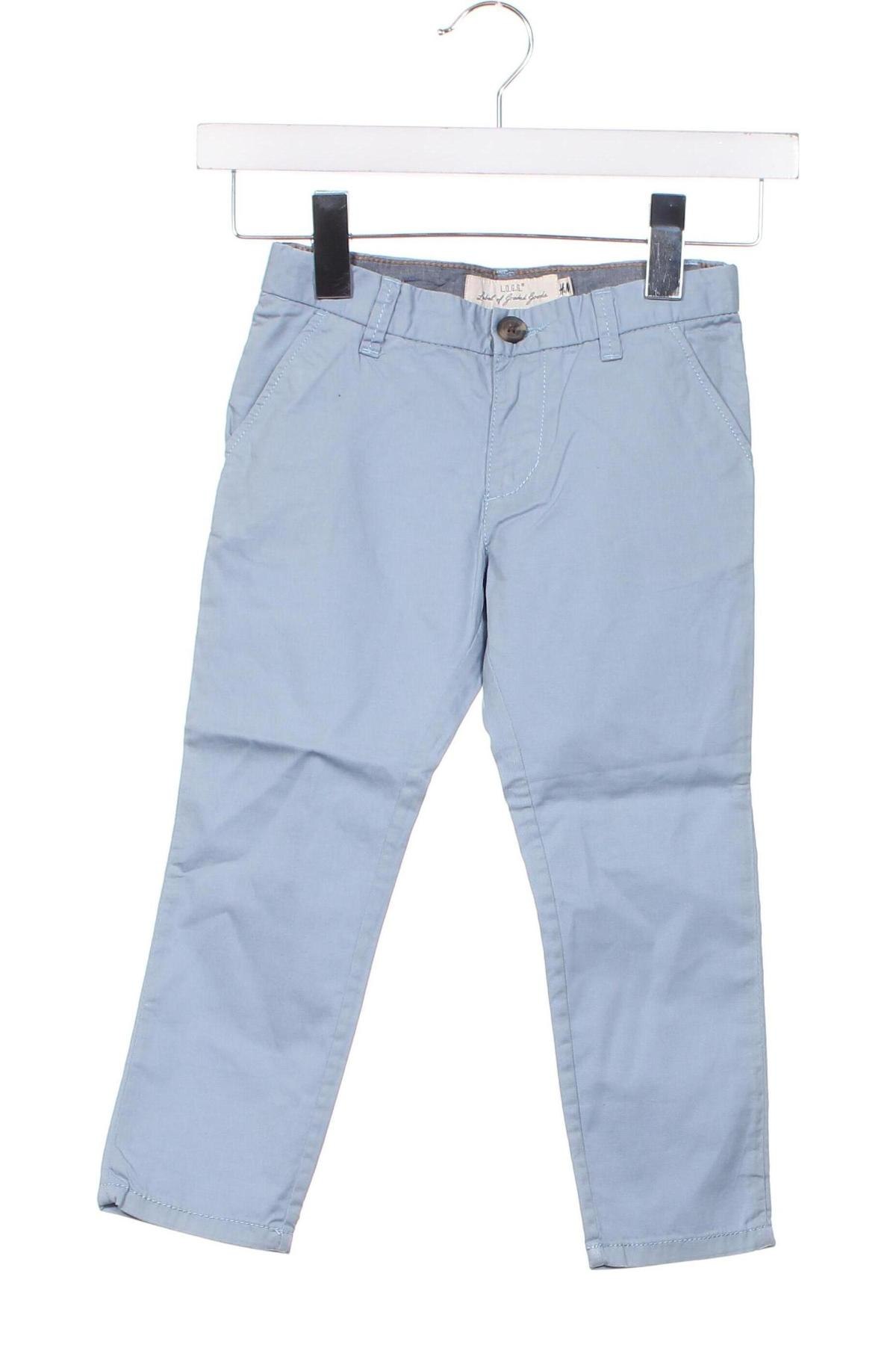 Pantaloni pentru copii H&M, Mărime 3-4y/ 104-110 cm, Culoare Albastru, Preț 27,54 Lei