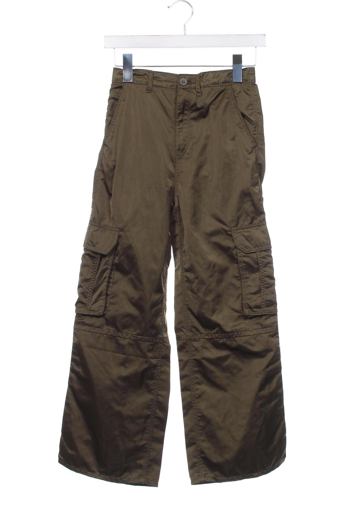Dětské kalhoty  H&M, Velikost 10-11y/ 146-152 cm, Barva Zelená, Cena  129,00 Kč