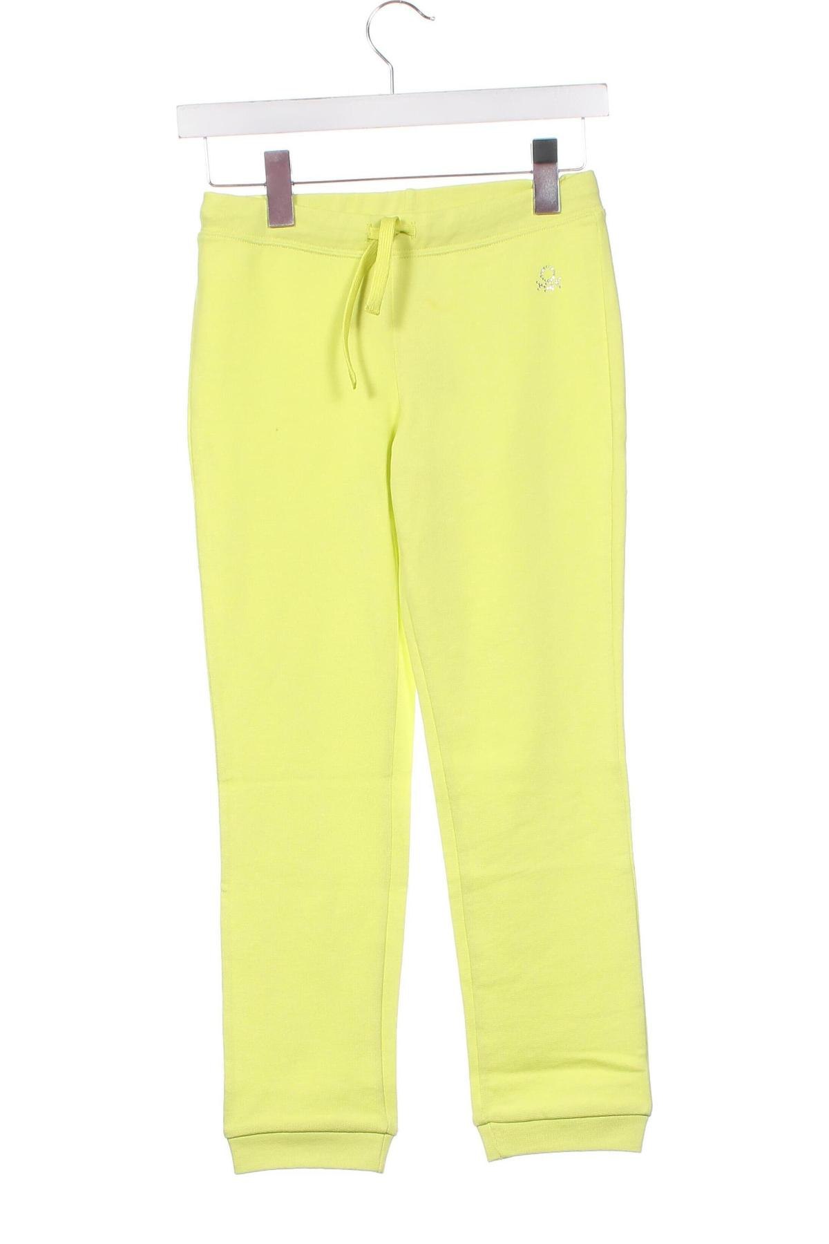 Pantaloni pentru copii United Colors Of Benetton, Mărime 8-9y/ 134-140 cm, Culoare Verde, Preț 178,95 Lei