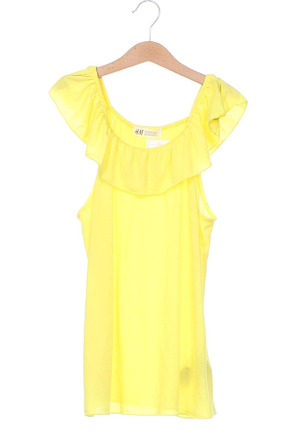 Kinder Top H&M, Größe 8-9y/ 134-140 cm, Farbe Gelb, Preis € 4,91