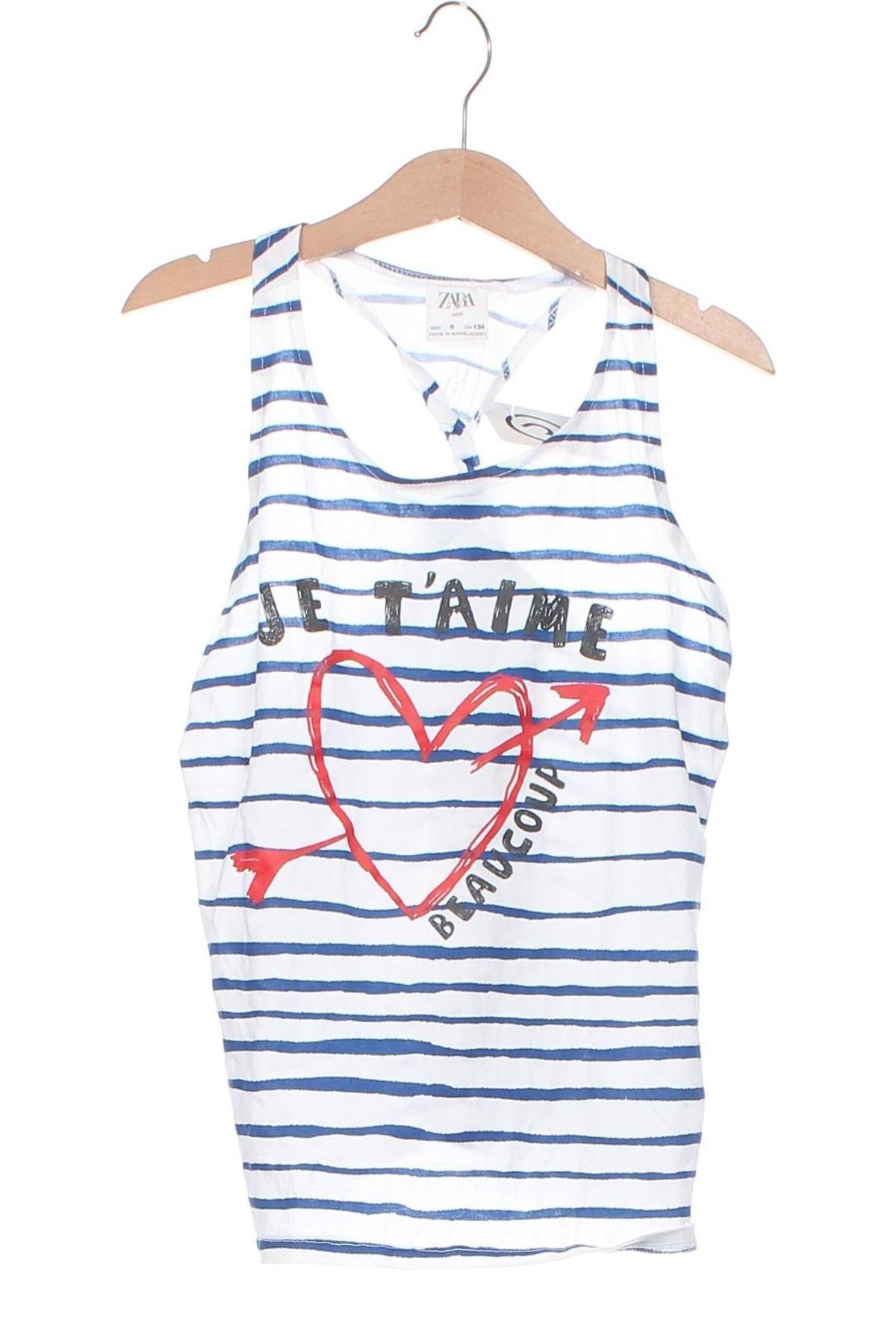 Μπλουζάκι αμάνικο παιδικό Zara, Μέγεθος 8-9y/ 134-140 εκ., Χρώμα Πολύχρωμο, Τιμή 7,87 €