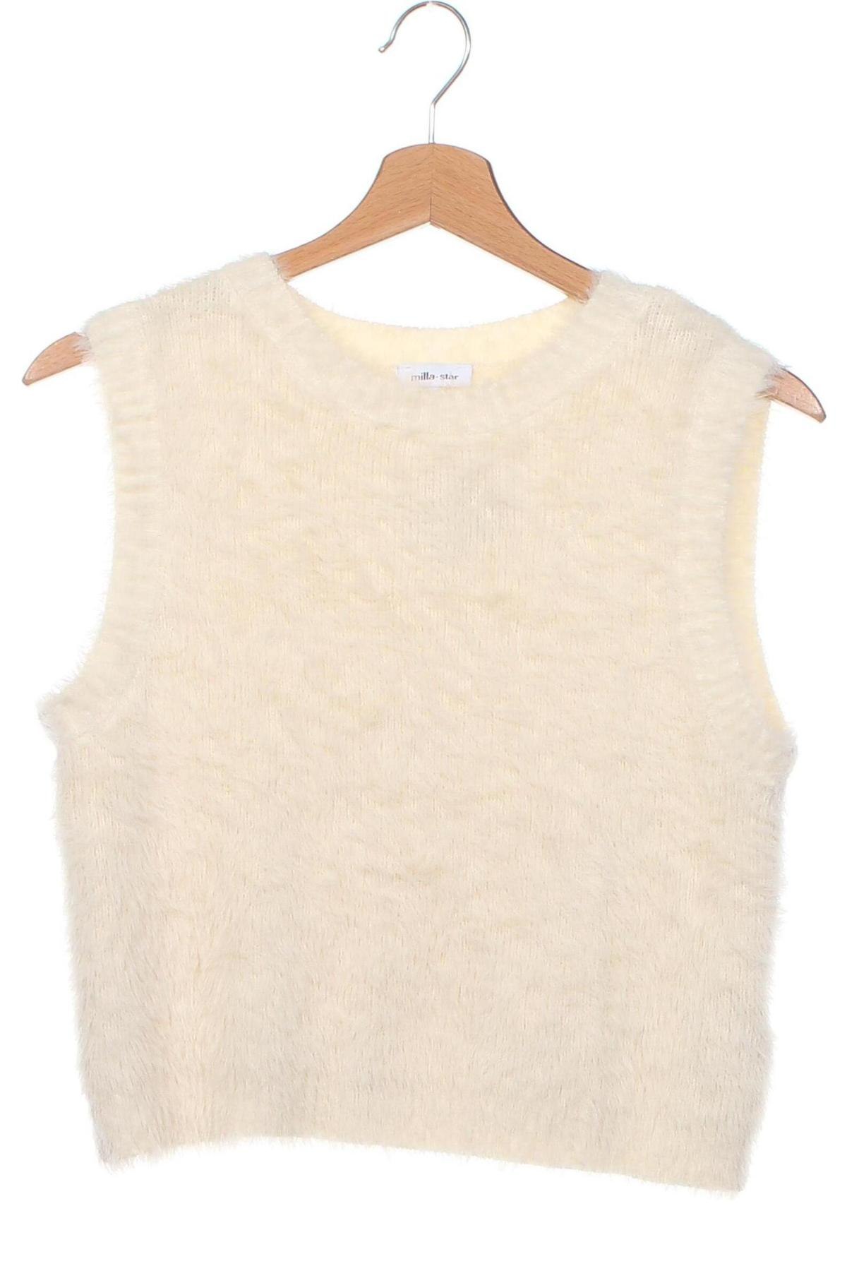 Детски пуловер, Размер 6-7y/ 122-128 см, Цвят Екрю, Цена 10,03 лв.