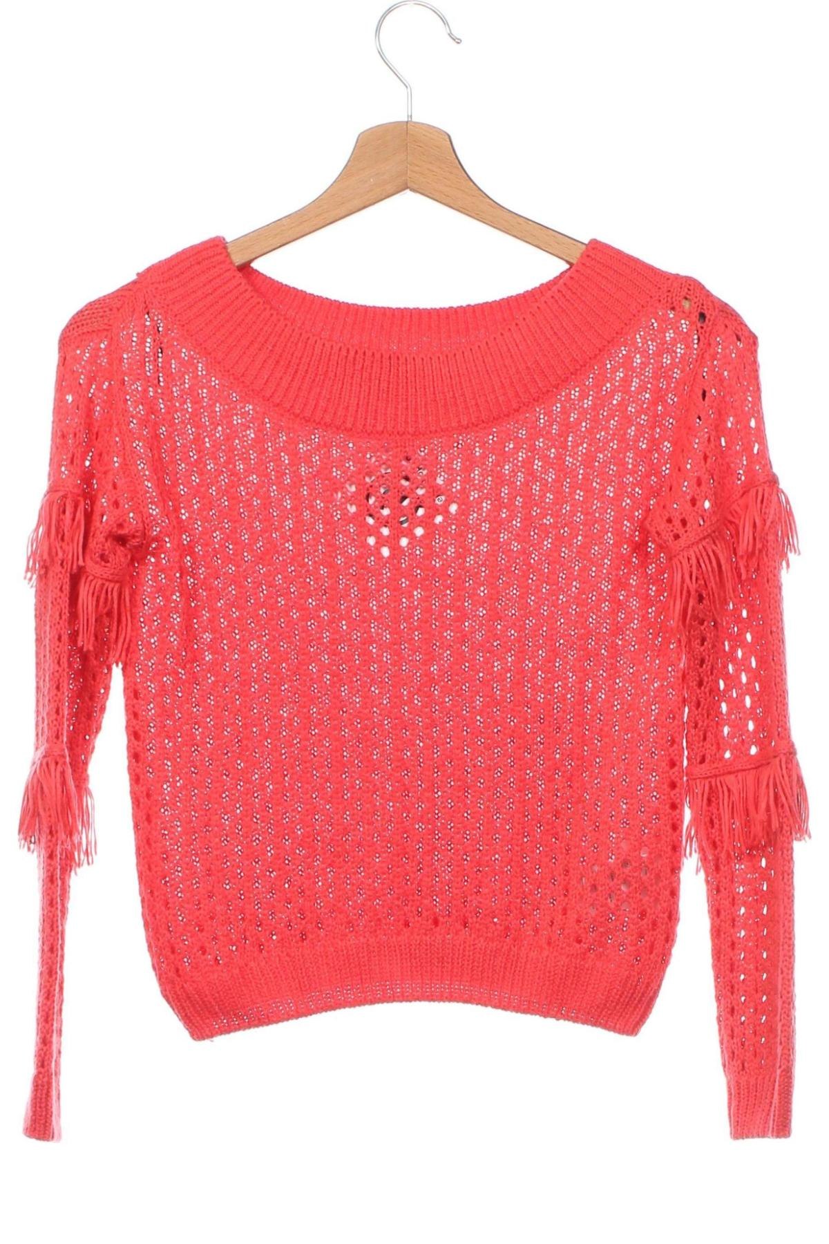 Детски пуловер H&M, Размер 8-9y/ 134-140 см, Цвят Червен, Цена 9,18 лв.