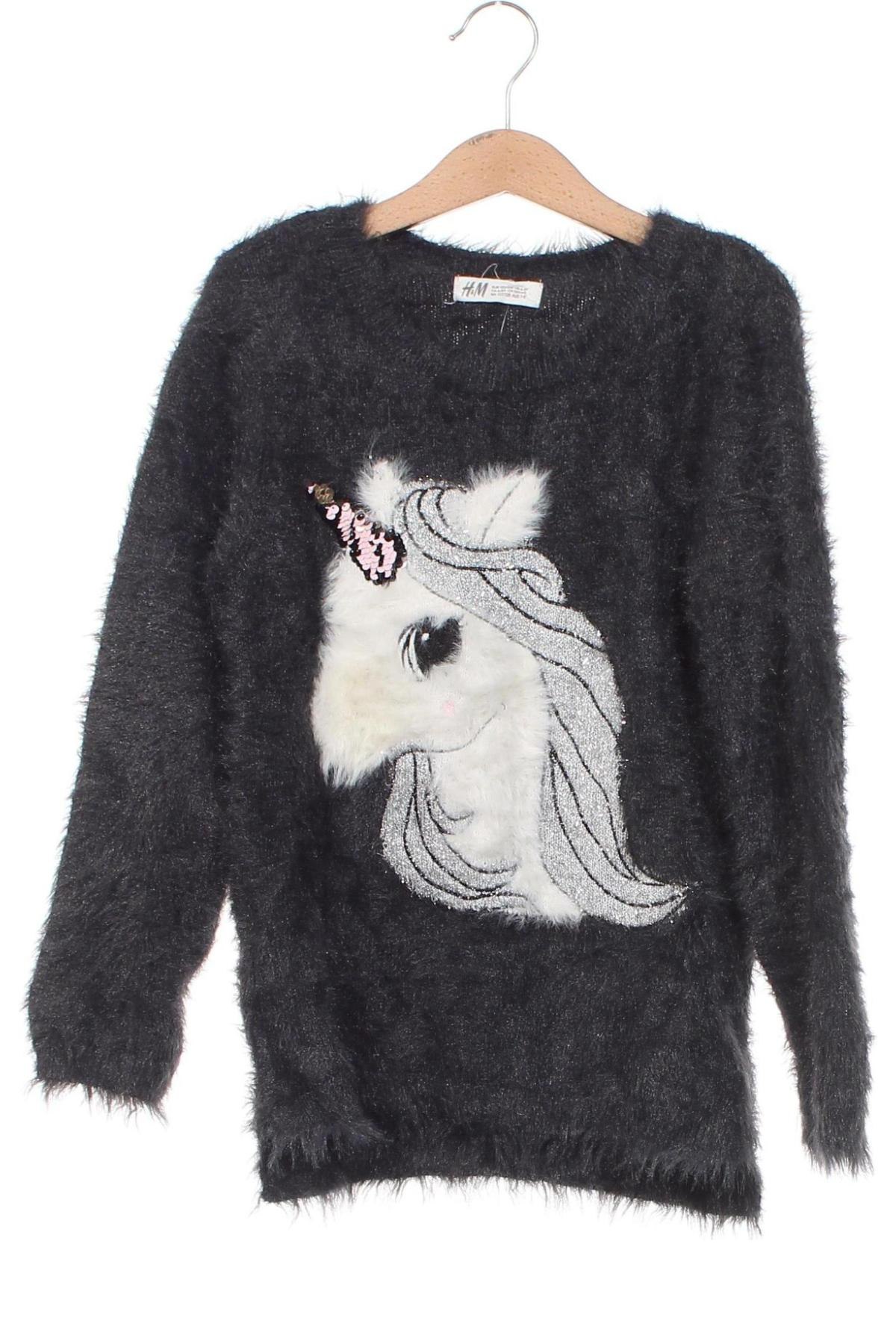 Παιδικό πουλόβερ H&M, Μέγεθος 6-7y/ 122-128 εκ., Χρώμα Γκρί, Τιμή 4,44 €