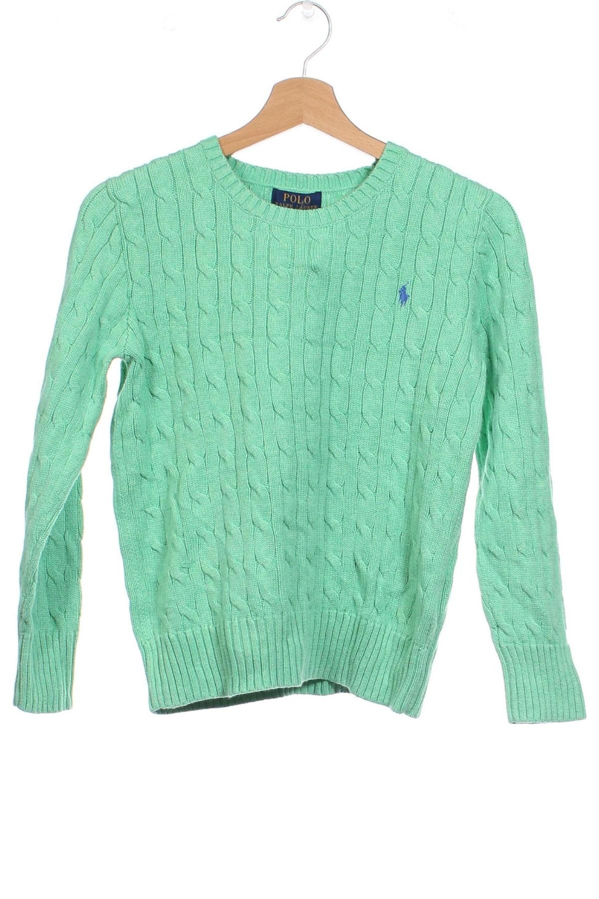 Dziecięcy sweter Polo By Ralph Lauren, Rozmiar 11-12y/ 152-158 cm, Kolor Zielony, Cena 217,50 zł