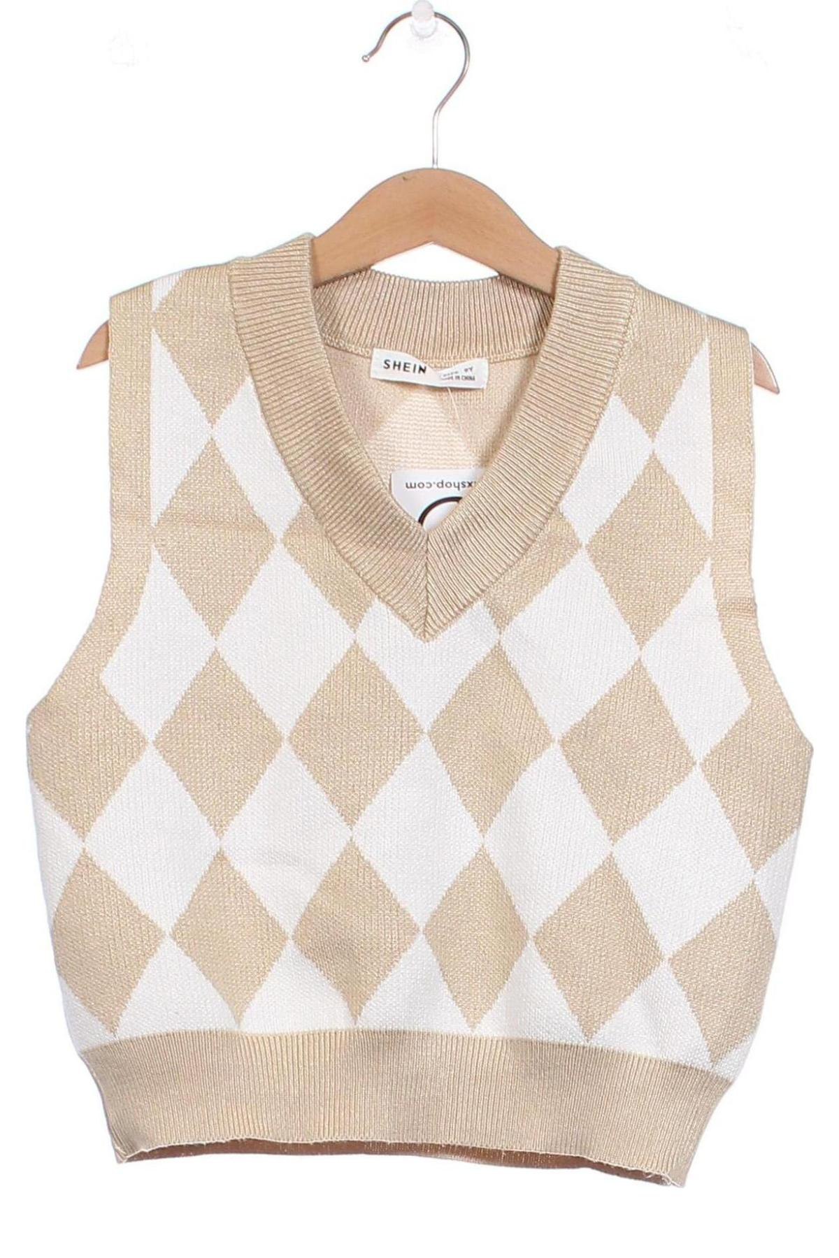 Kinderpullover SHEIN, Größe 9-10y/ 140-146 cm, Farbe Beige, Preis € 4,73