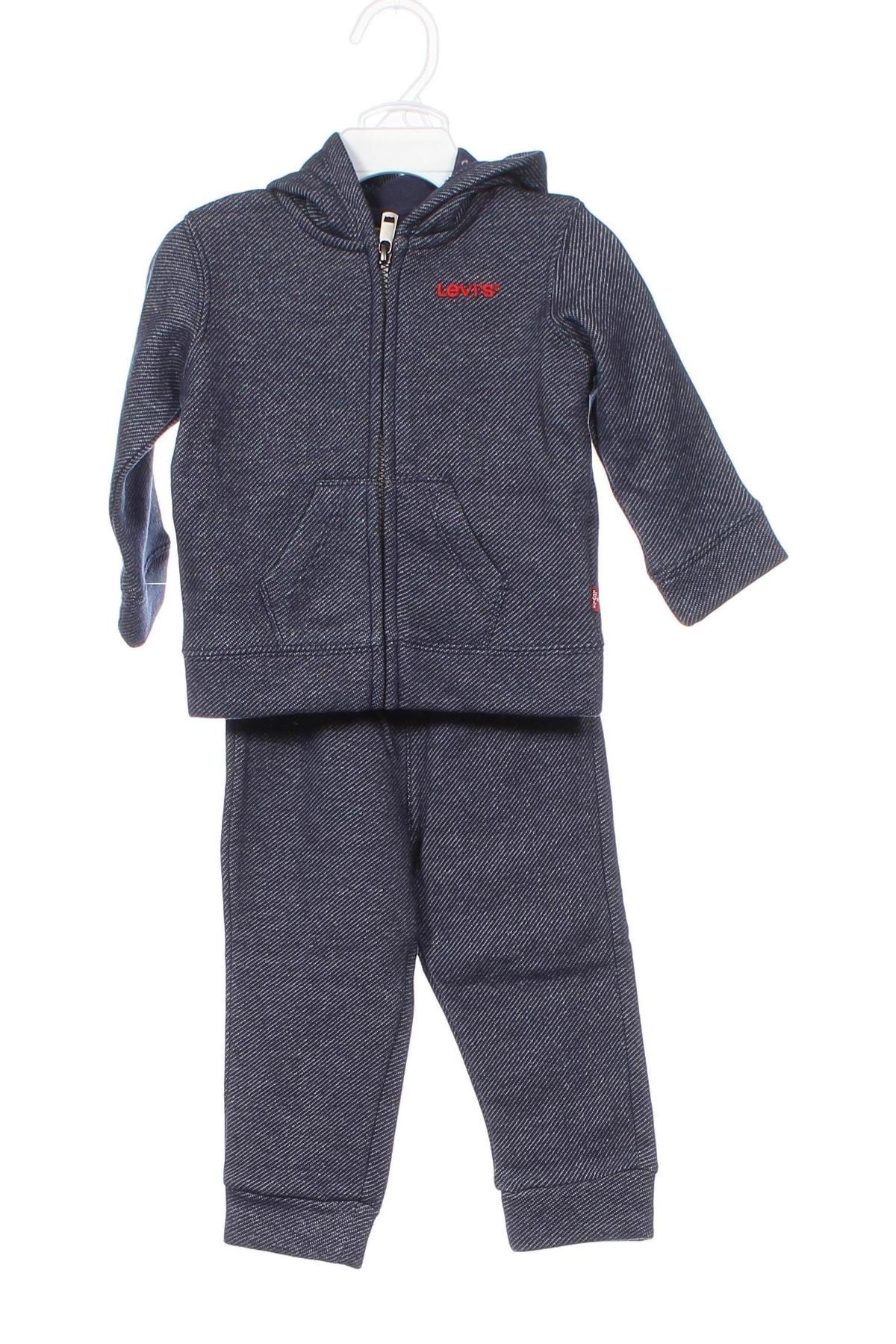 Kinder Sportanzug Levi's, Größe 9-12m/ 74-80 cm, Farbe Blau, Preis 40,72 €