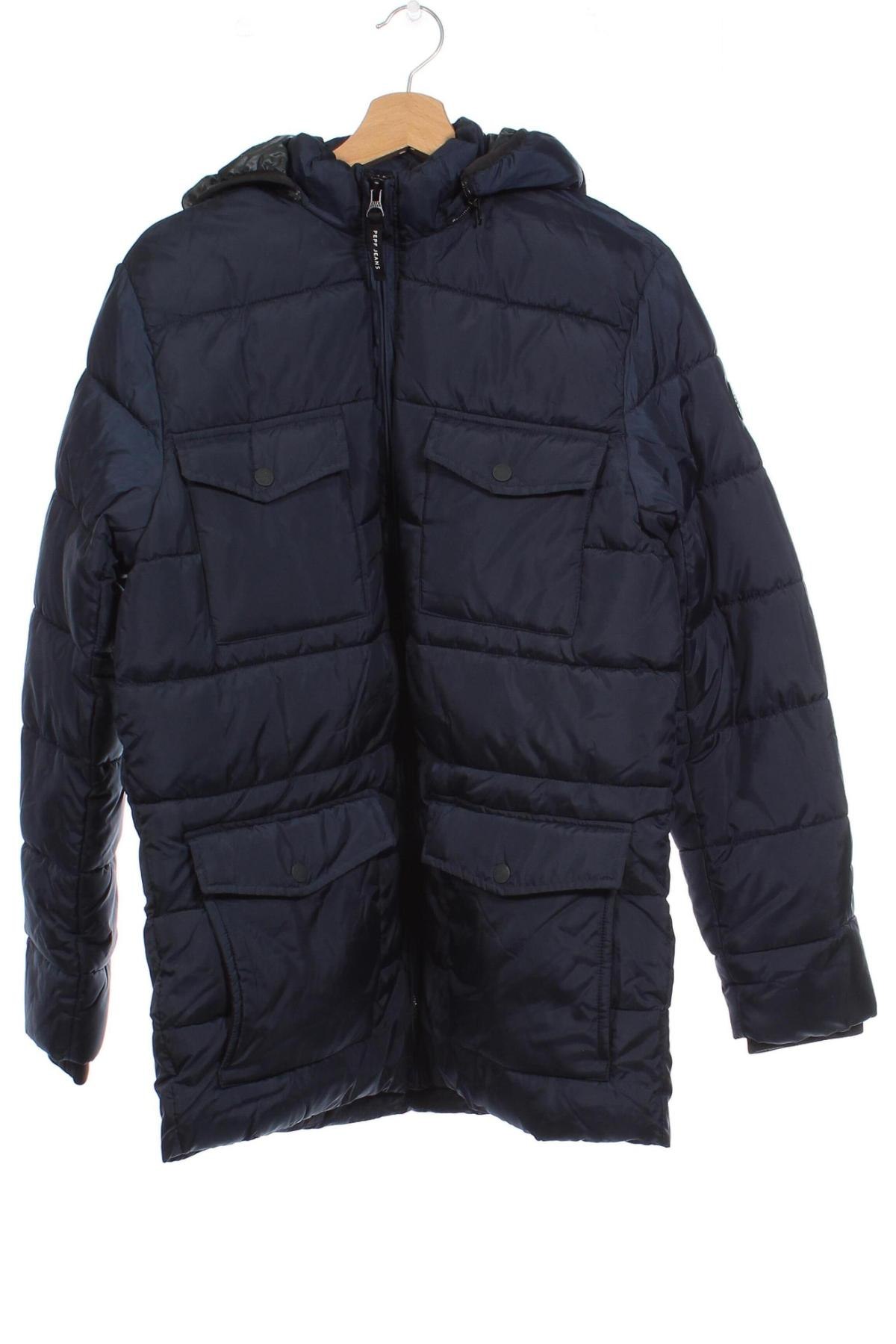 Kinderjacke Pepe Jeans, Größe 15-18y/ 170-176 cm, Farbe Blau, Preis 52,84 €