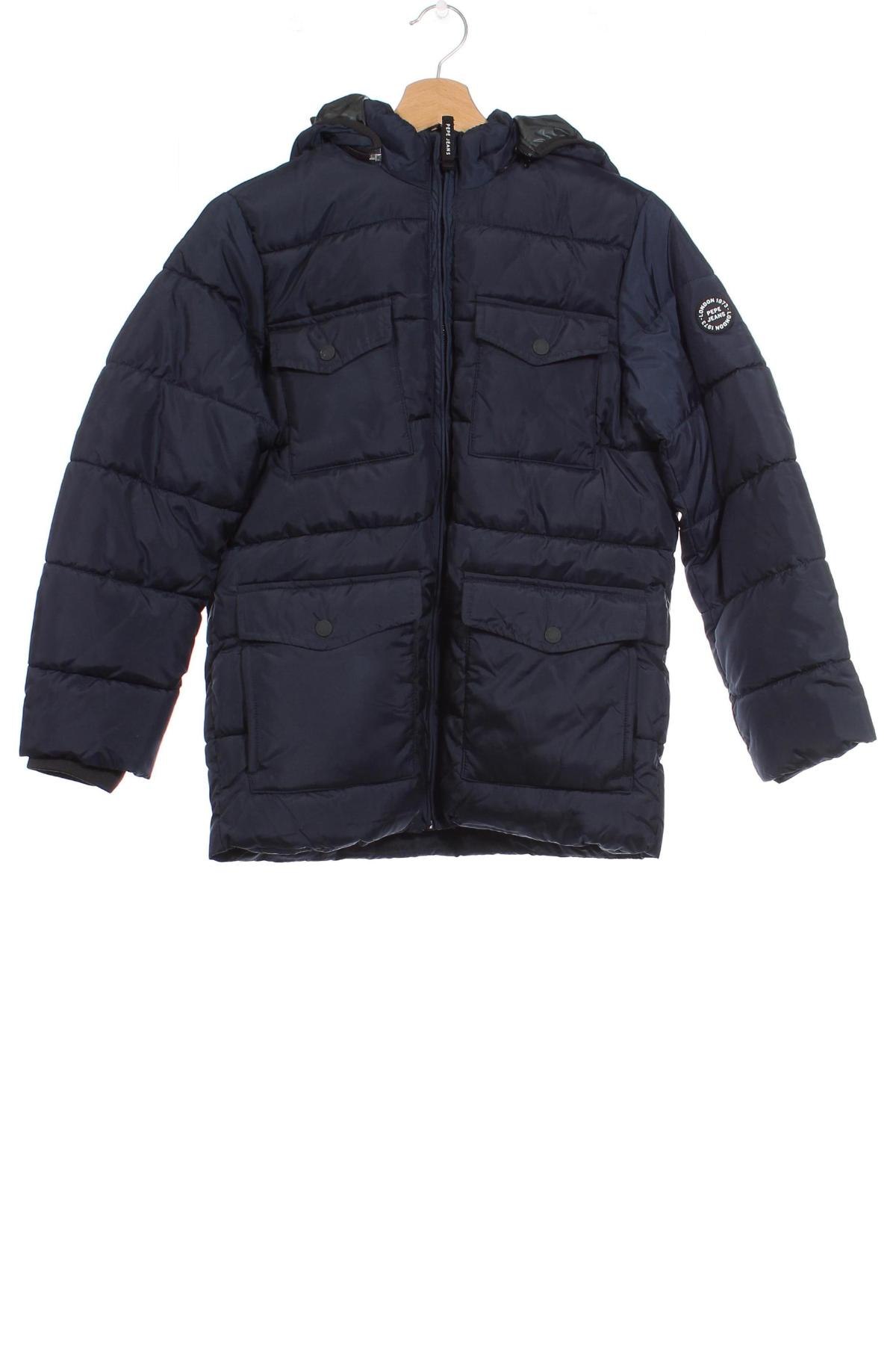 Kinderjacke Pepe Jeans, Größe 11-12y/ 152-158 cm, Farbe Blau, Preis € 58,12