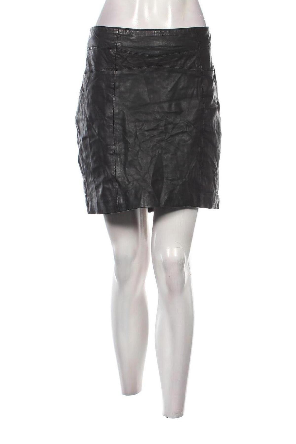 Kožená sukňa  Saint Tropez, Veľkosť L, Farba Čierna, Cena  38,56 €