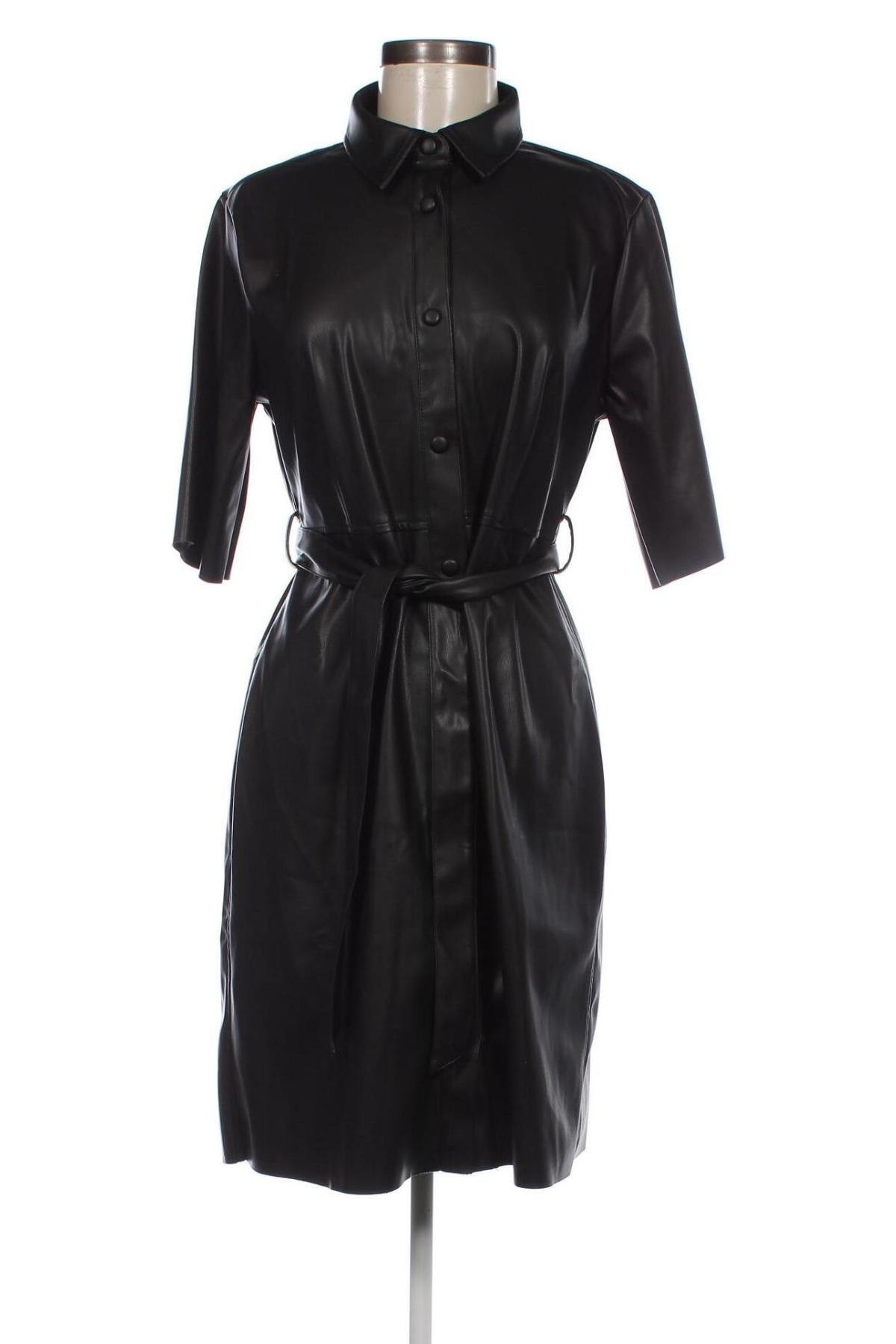 Δερμάτινο φόρεμα Modstrom, Μέγεθος M, Χρώμα Μαύρο, Τιμή 38,56 €