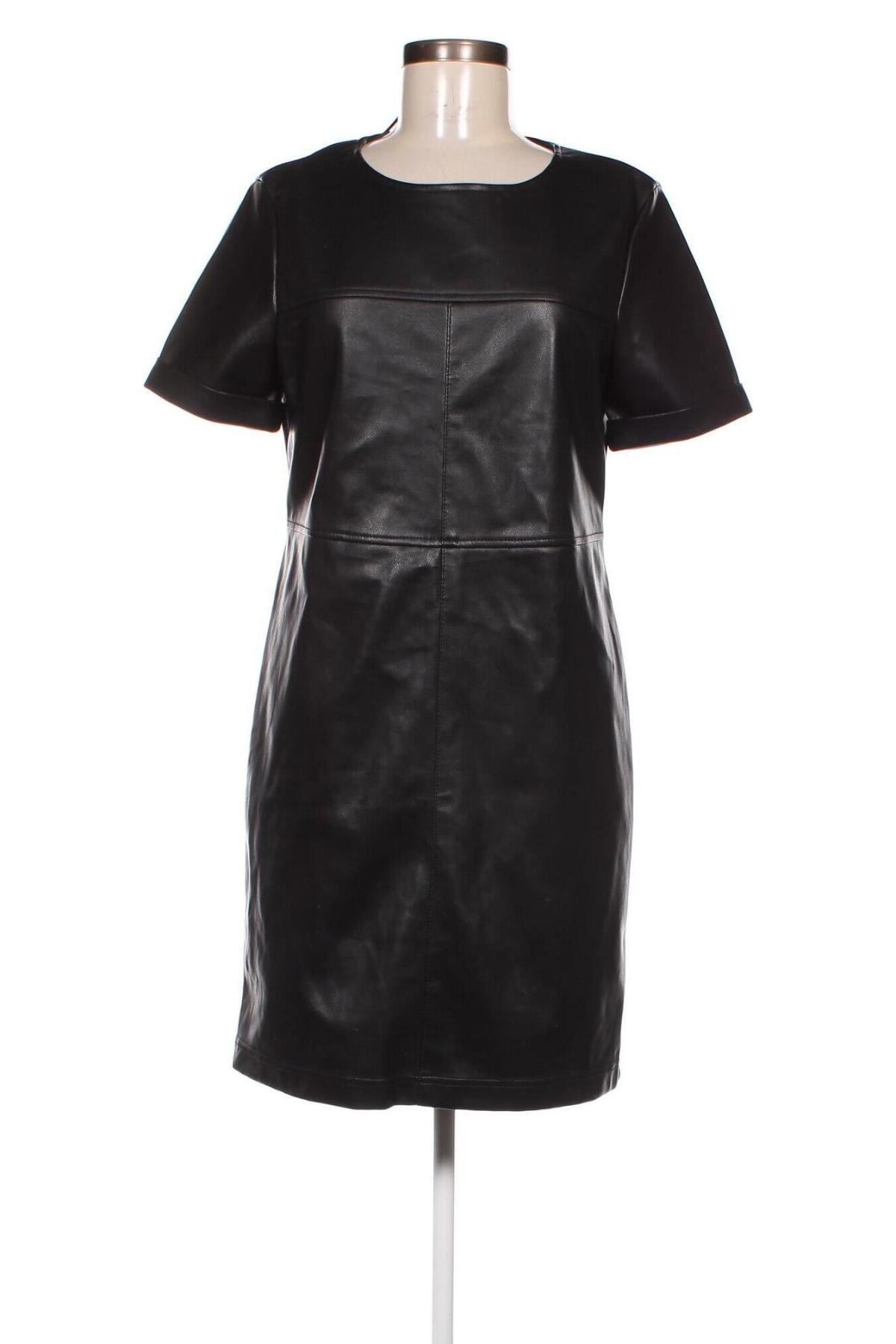 Δερμάτινο φόρεμα S.Oliver, Μέγεθος S, Χρώμα Μαύρο, Τιμή 16,63 €