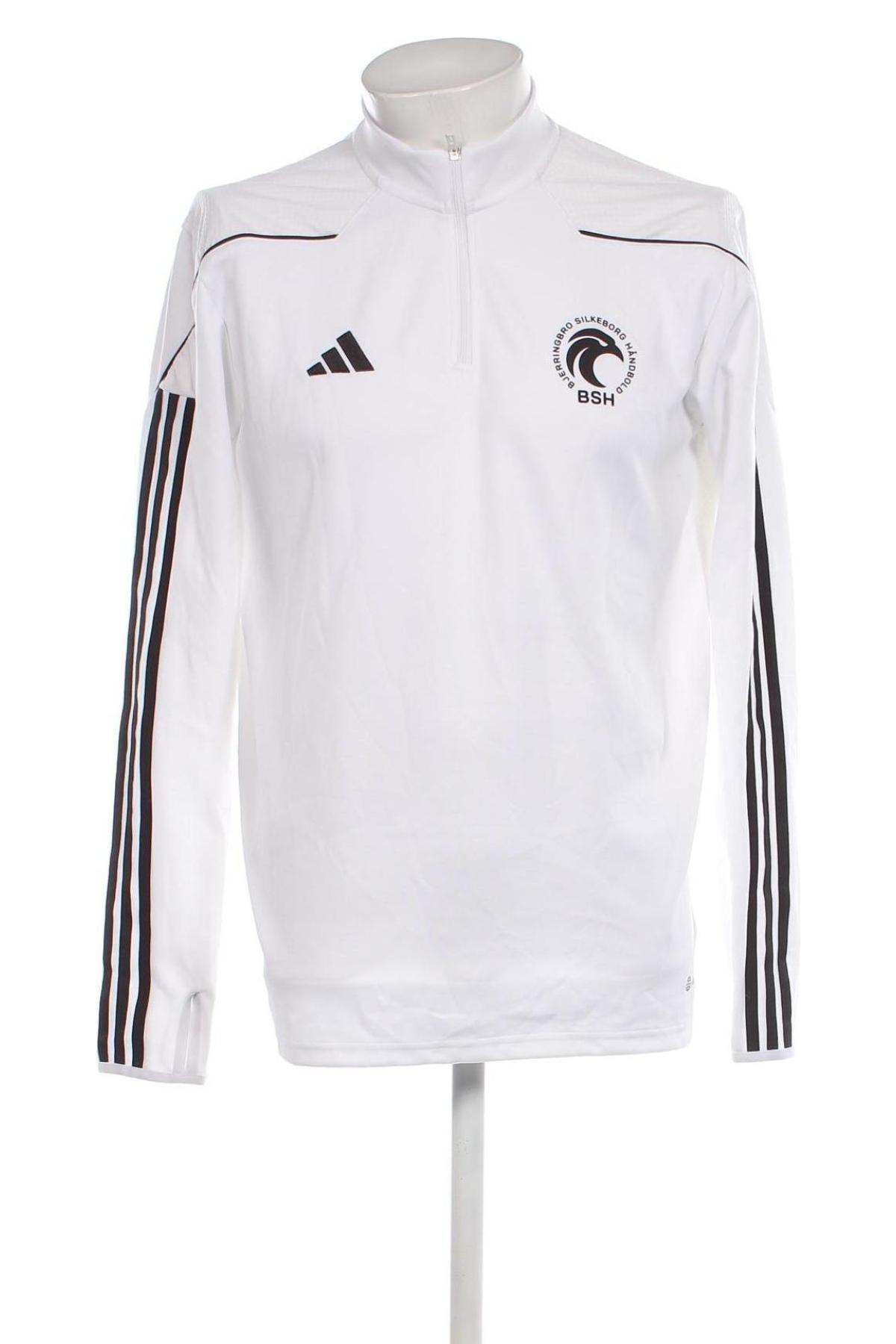 Ανδρική μπλούζα Adidas, Μέγεθος L, Χρώμα Λευκό, Τιμή 21,03 €