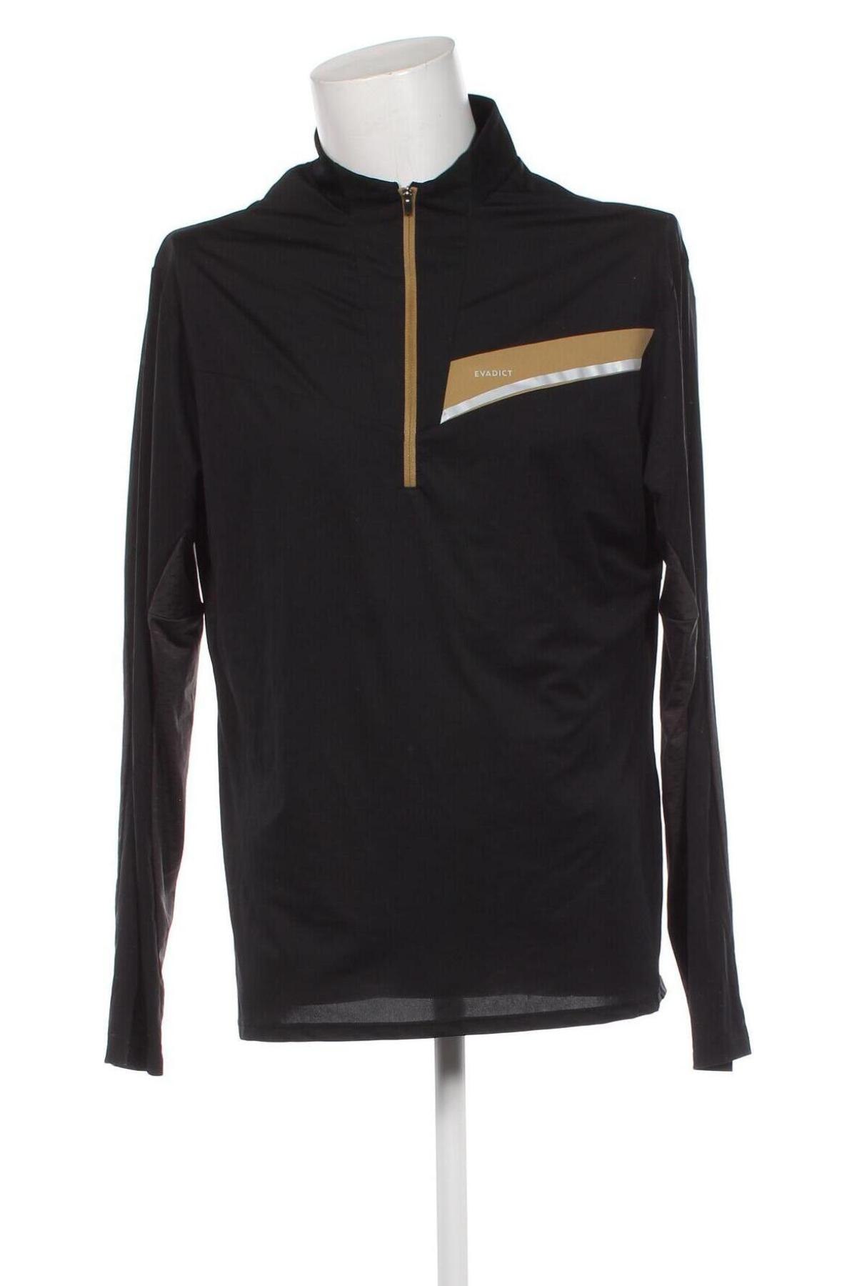 Мъжка блуза Decathlon, Размер XXL, Цвят Черен, Цена 8,05 лв.