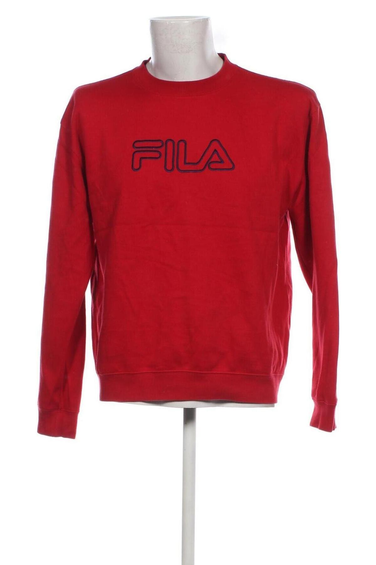 Мъжка блуза FILA, Размер L, Цвят Червен, Цена 43,99 лв.