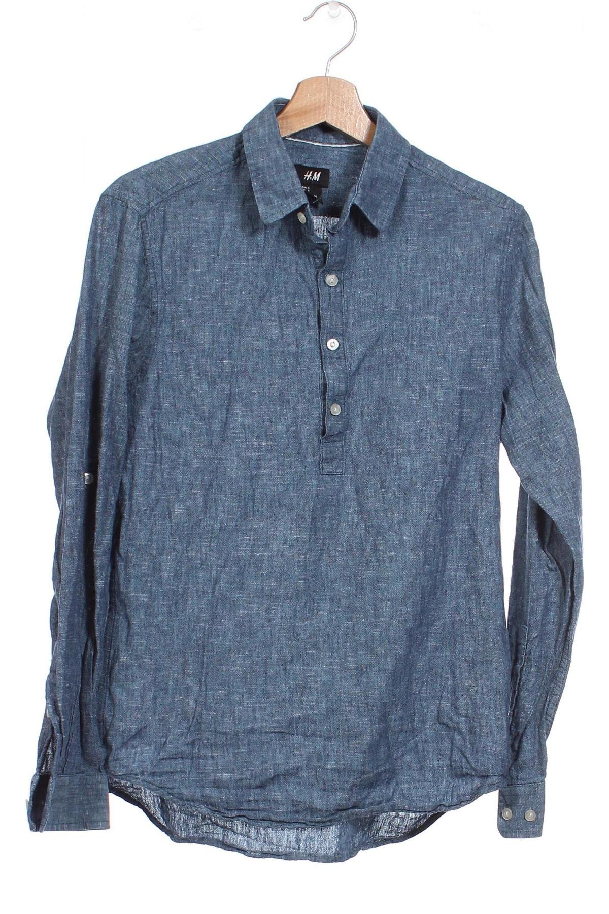 Pánske tričko  H&M, Veľkosť S, Farba Modrá, Cena  12,00 €
