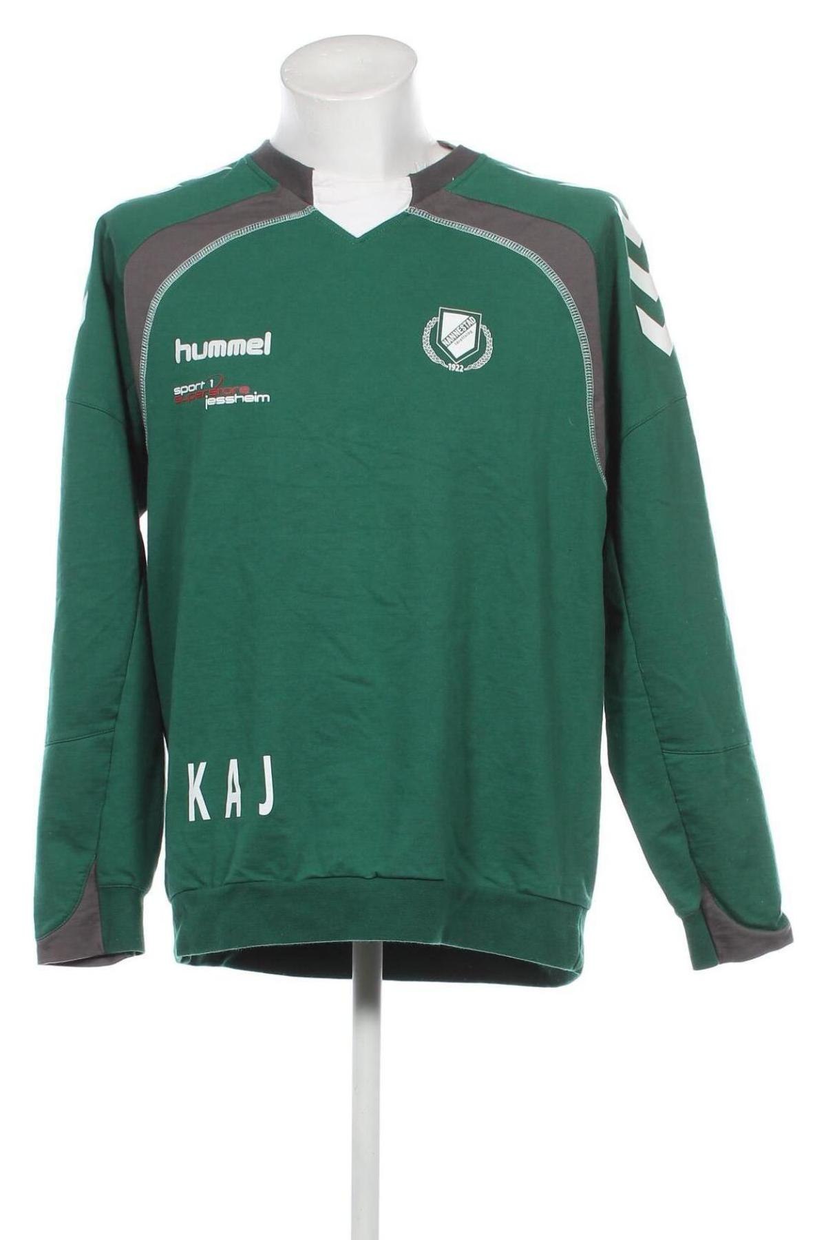 Ανδρική μπλούζα Hummel, Μέγεθος XL, Χρώμα Πράσινο, Τιμή 7,52 €