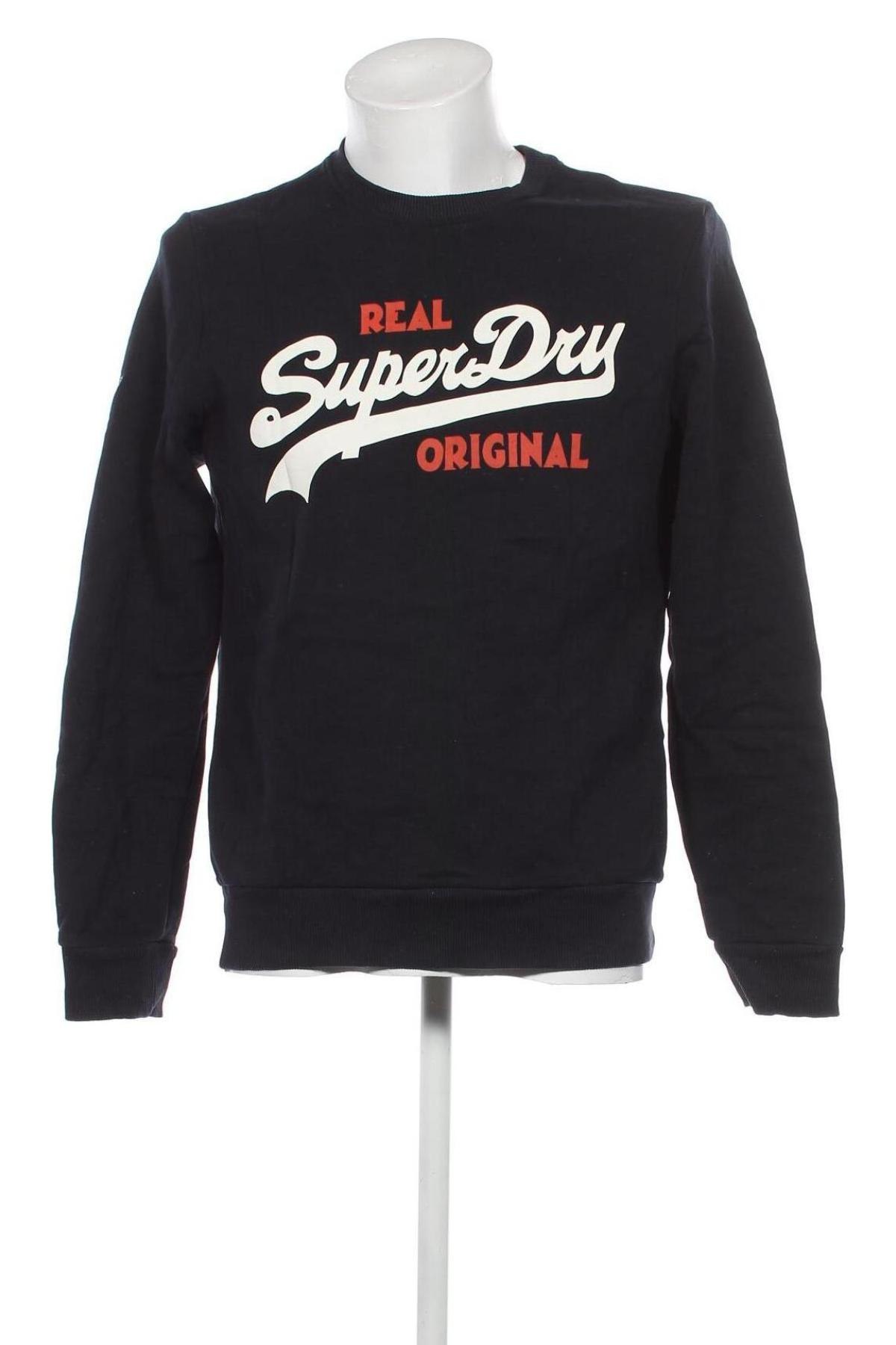 Ανδρική μπλούζα Superdry, Μέγεθος M, Χρώμα Μπλέ, Τιμή 19,18 €