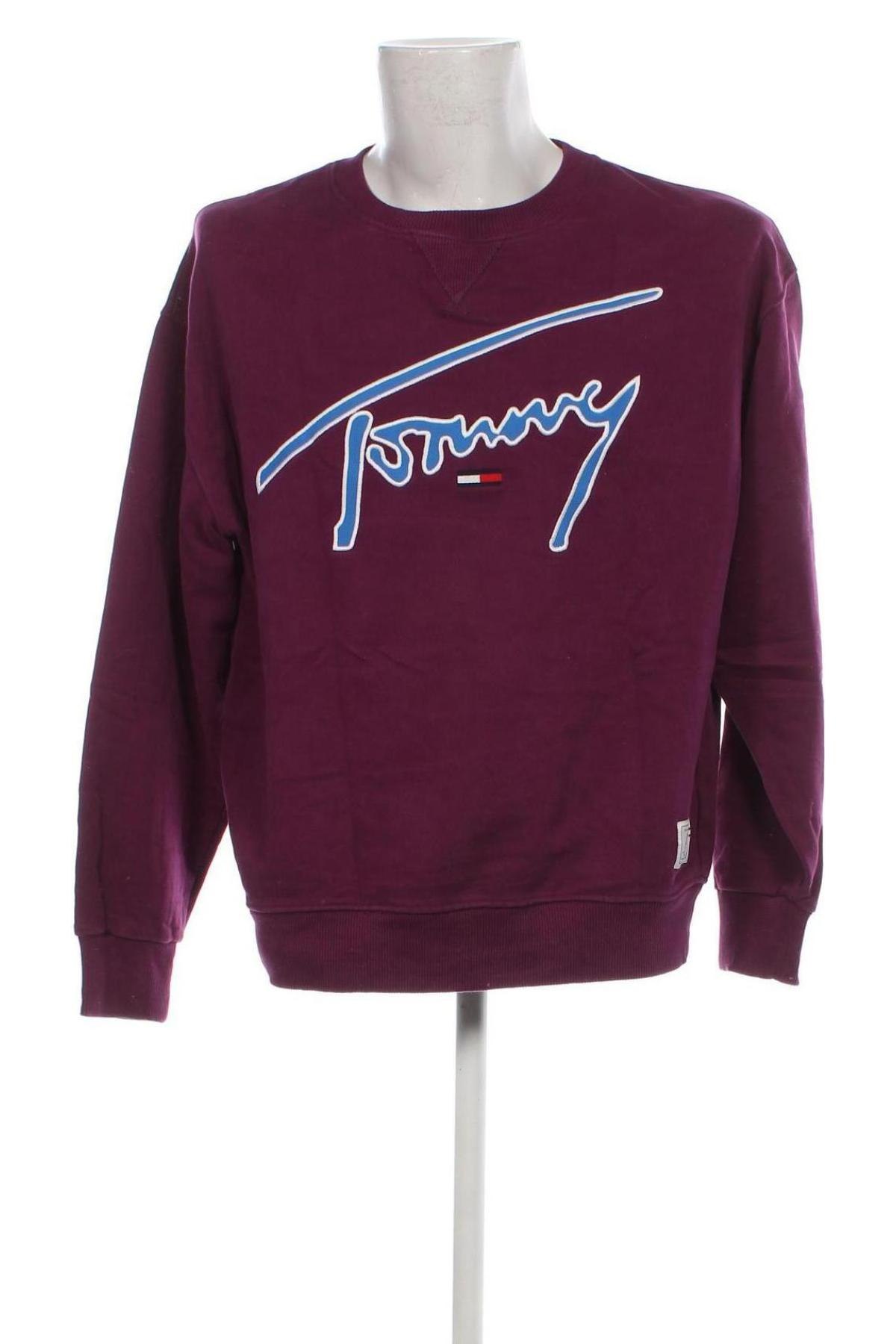 Męska bluzka Tommy Jeans, Rozmiar L, Kolor Fioletowy, Cena 217,50 zł