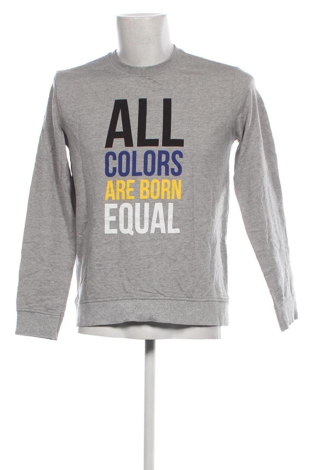 Herren Shirt United Colors Of Benetton, Größe M, Farbe Grau, Preis 7,52 €