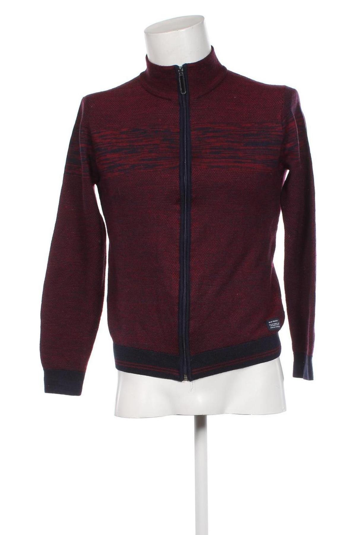 Herren Strickjacke Blue Industry, Größe S, Farbe Rot, Preis 31,40 €