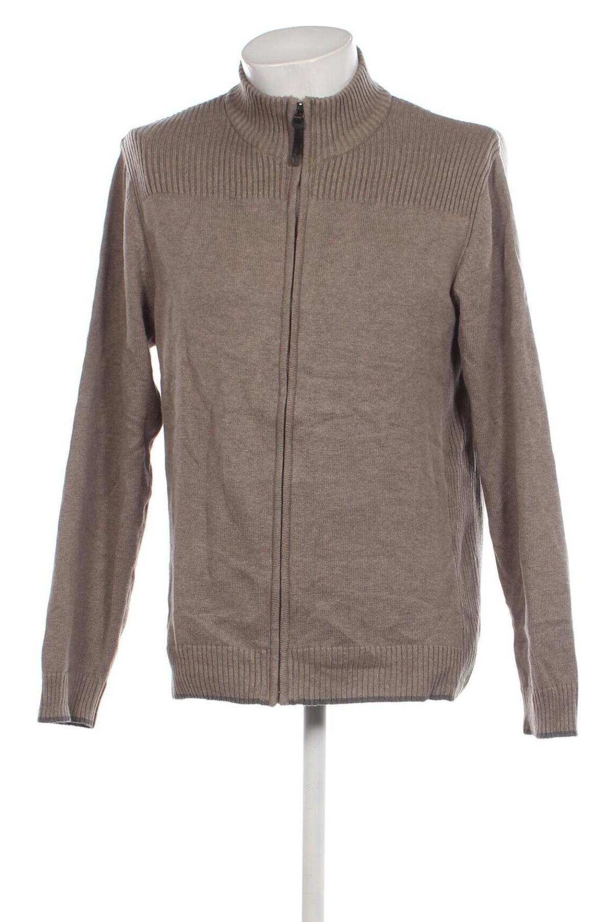 Herren Strickjacke Charles Vogele, Größe XXL, Farbe Beige, Preis € 20,18