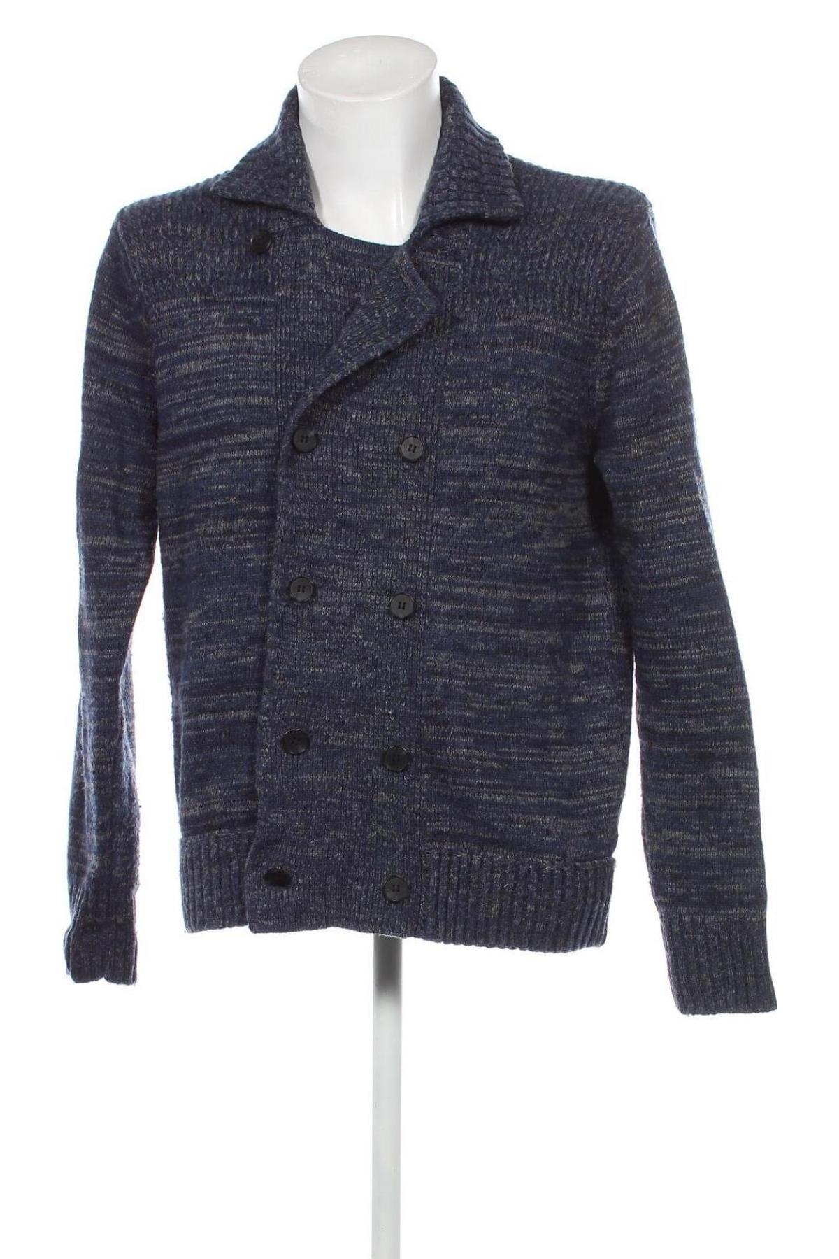 Herren Strickjacke H&M, Größe M, Farbe Blau, Preis 10,09 €