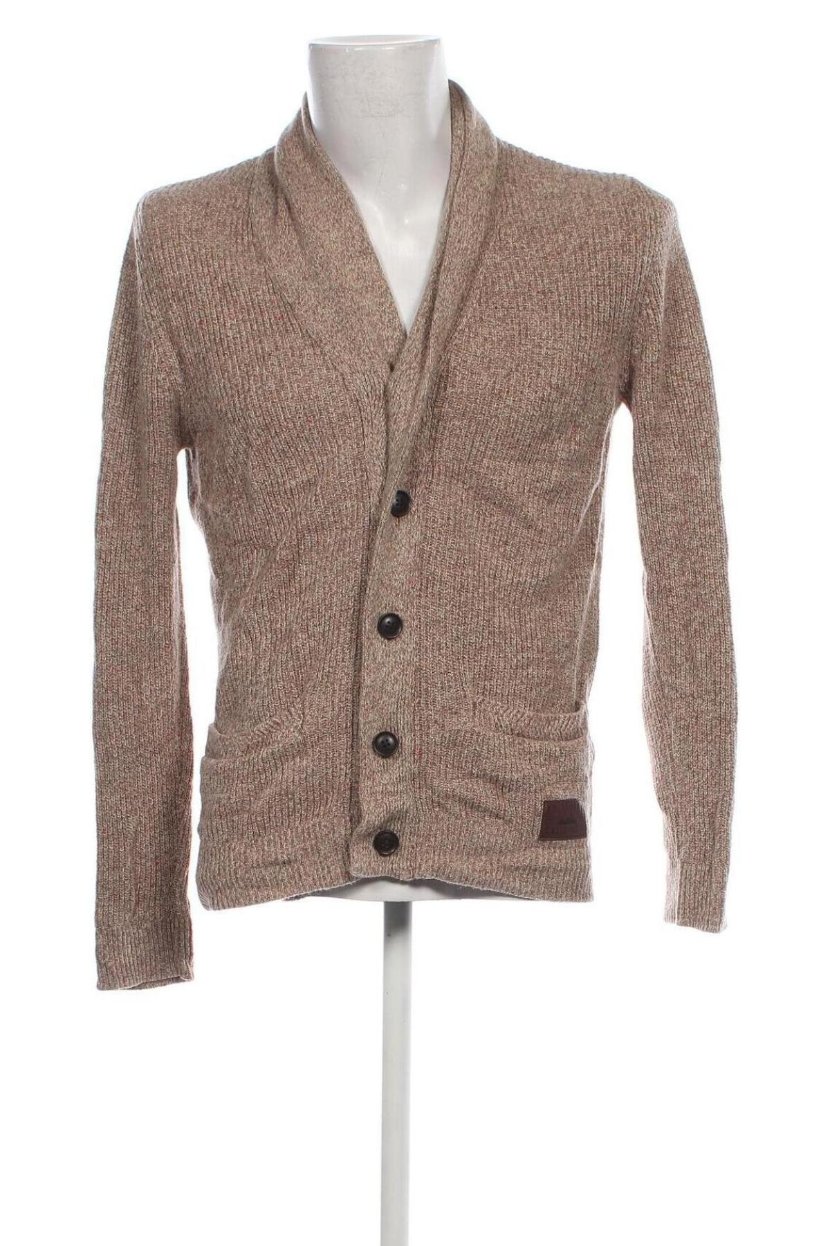 Herren Strickjacke Hollister, Größe M, Farbe Beige, Preis € 33,40