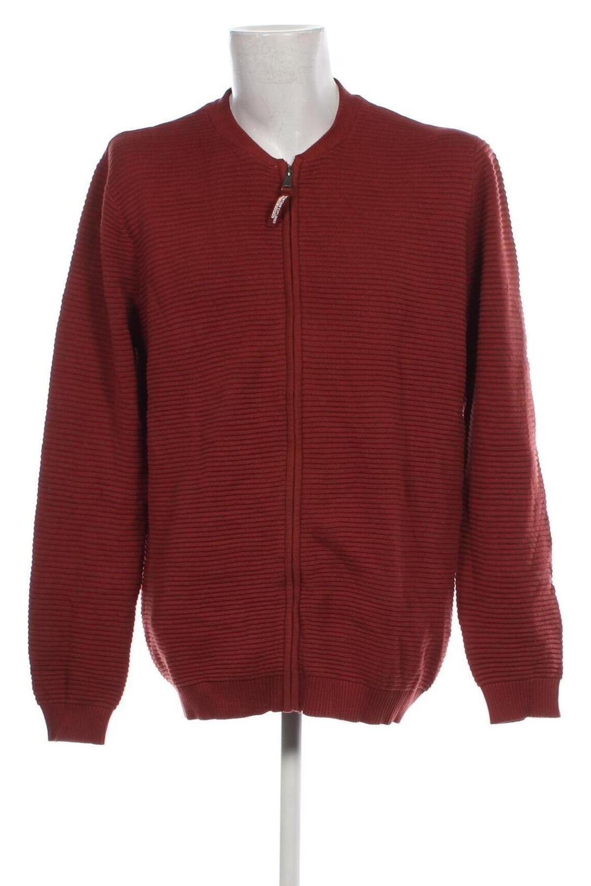 Herren Strickjacke Infinity, Größe XXL, Farbe Rot, Preis 8,07 €