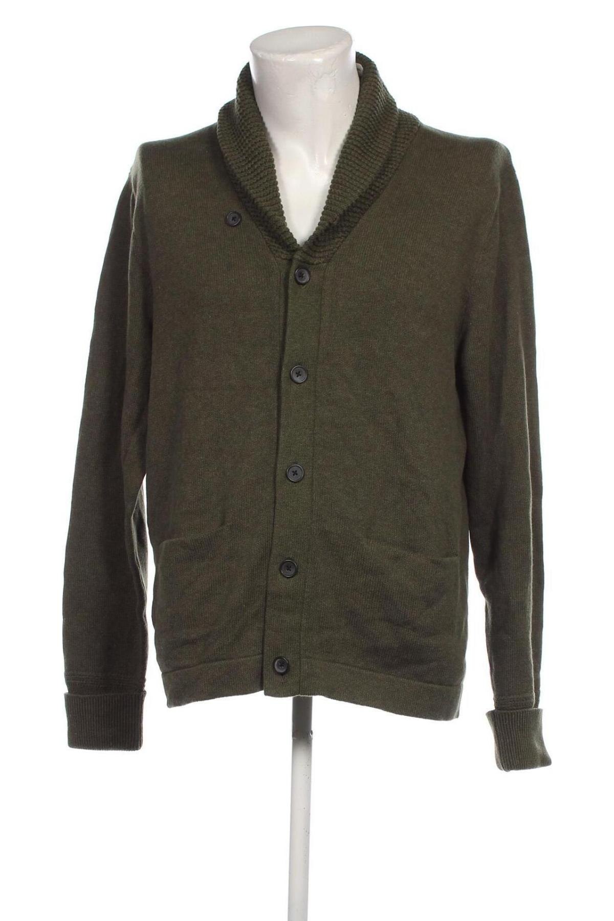 Herren Strickjacke J.Crew, Größe L, Farbe Grün, Preis € 50,10