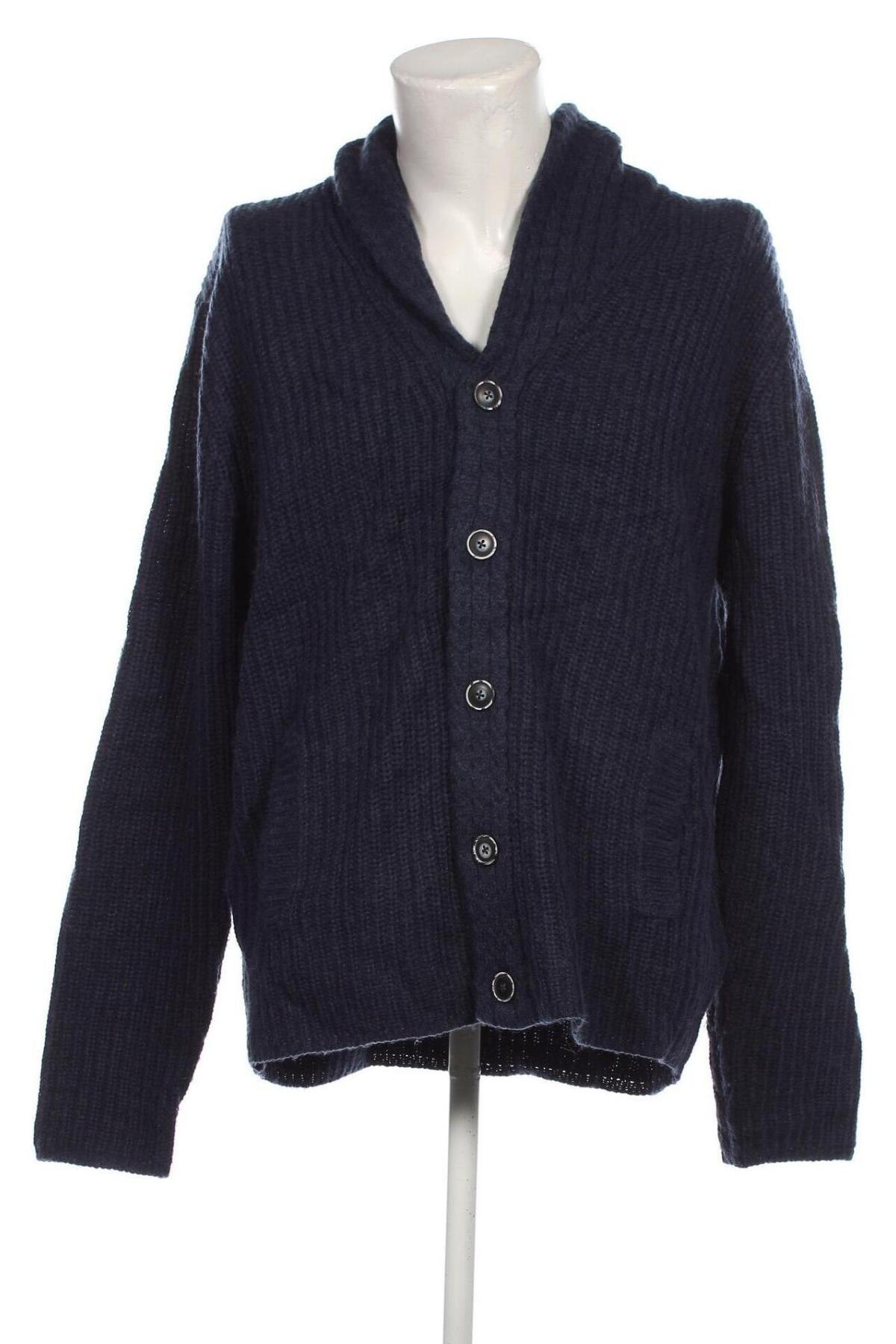 Herren Strickjacke Threadbare, Größe XXL, Farbe Blau, Preis € 20,18