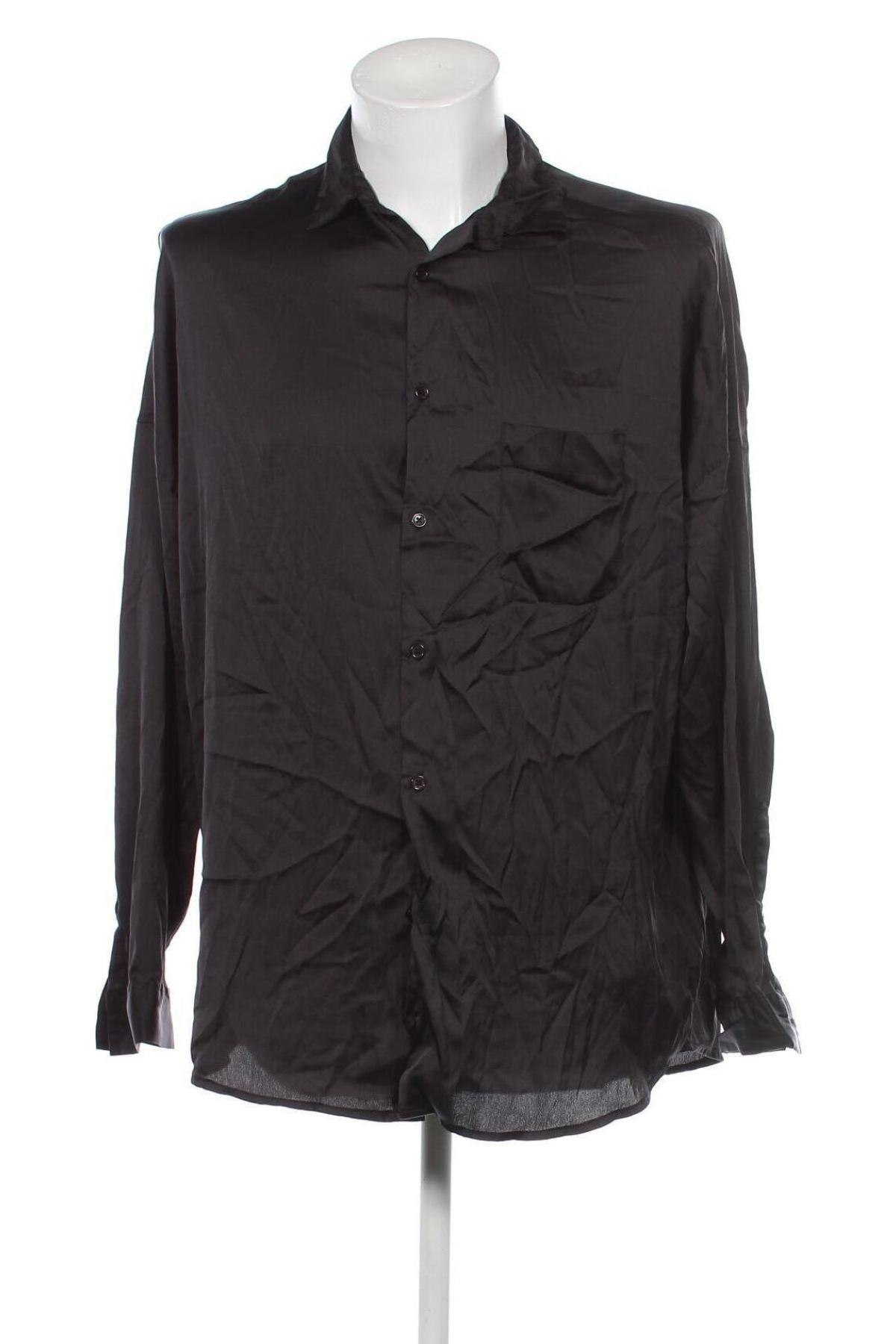 Ανδρικό πουκάμισο ASOS, Μέγεθος M, Χρώμα Μαύρο, Τιμή 5,26 €
