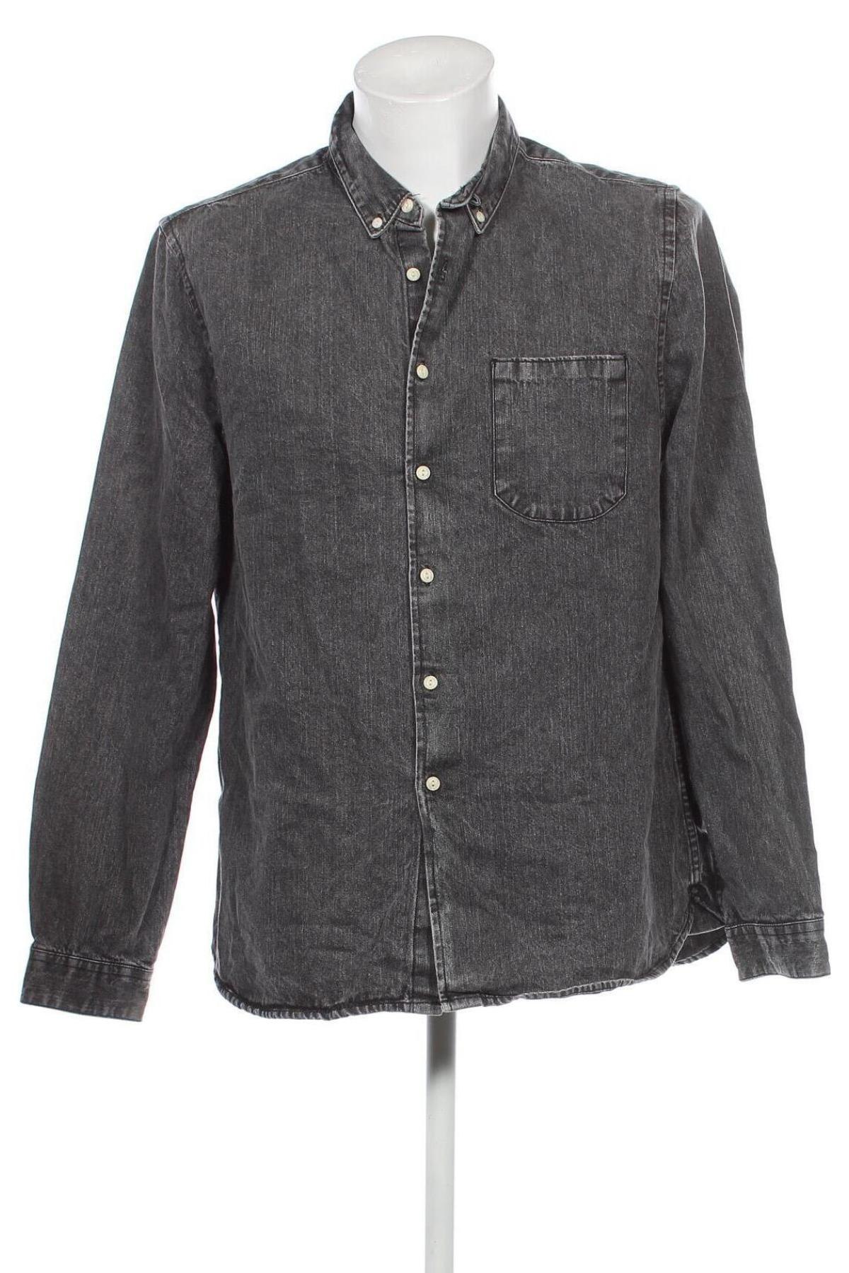 Ανδρικό πουκάμισο ASOS, Μέγεθος XL, Χρώμα Γκρί, Τιμή 10,52 €