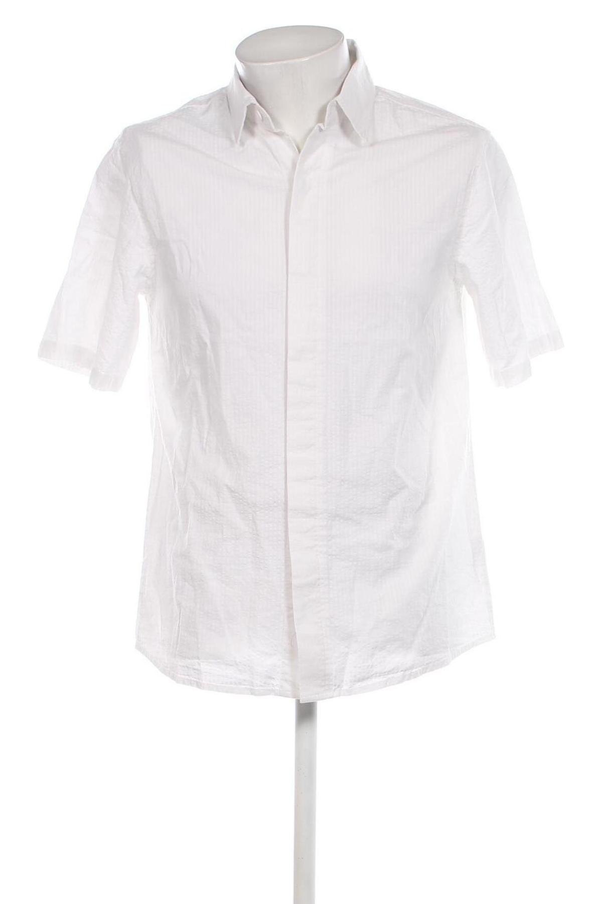 Ανδρικό πουκάμισο About you x Kevin Trapp, Μέγεθος M, Χρώμα Λευκό, Τιμή 20,87 €