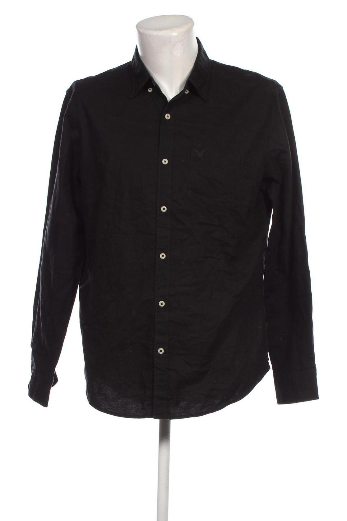 Ανδρικό πουκάμισο American Eagle, Μέγεθος L, Χρώμα Μαύρο, Τιμή 8,41 €